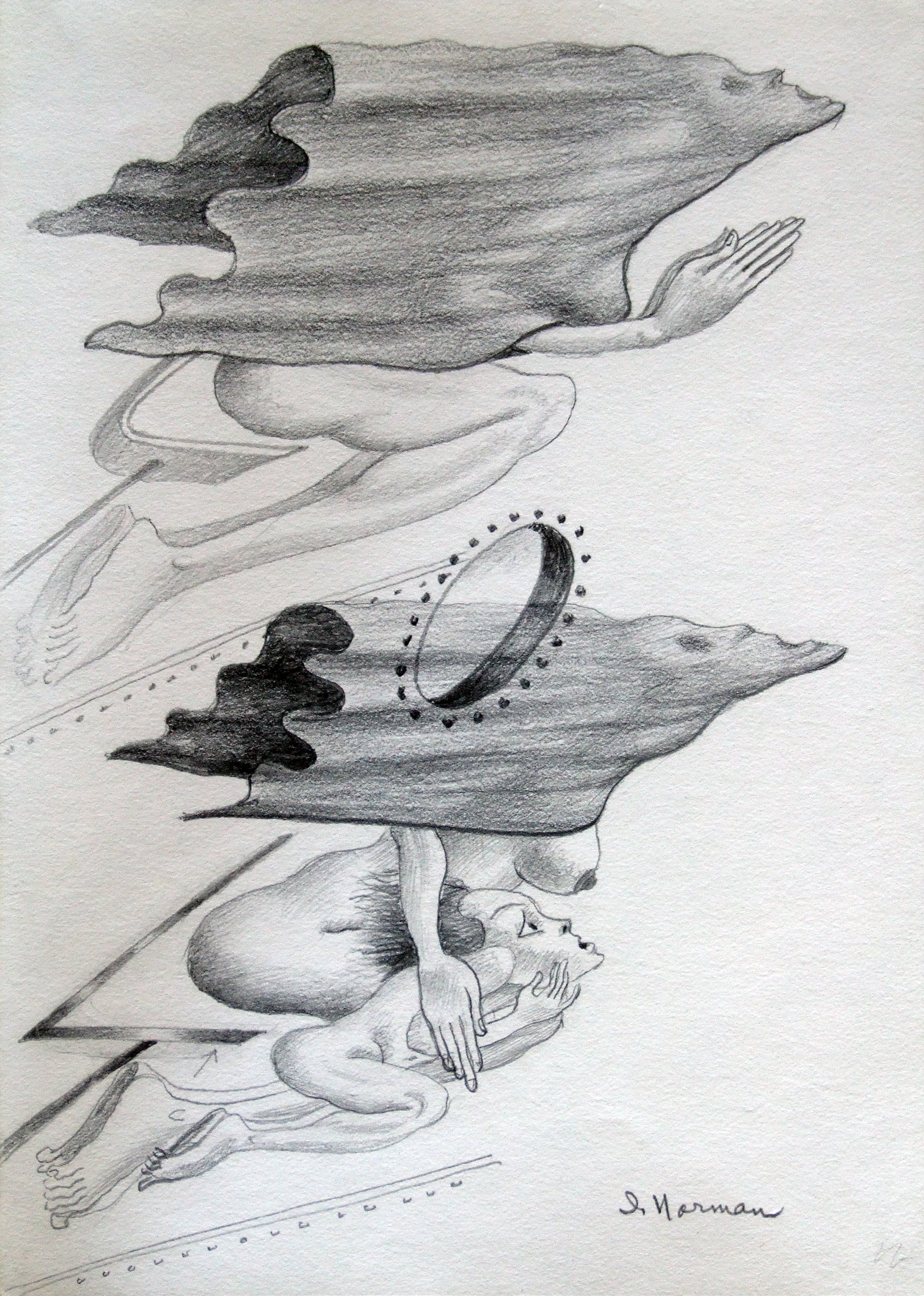 1968 - Funeral of the Gods-sketch - 2