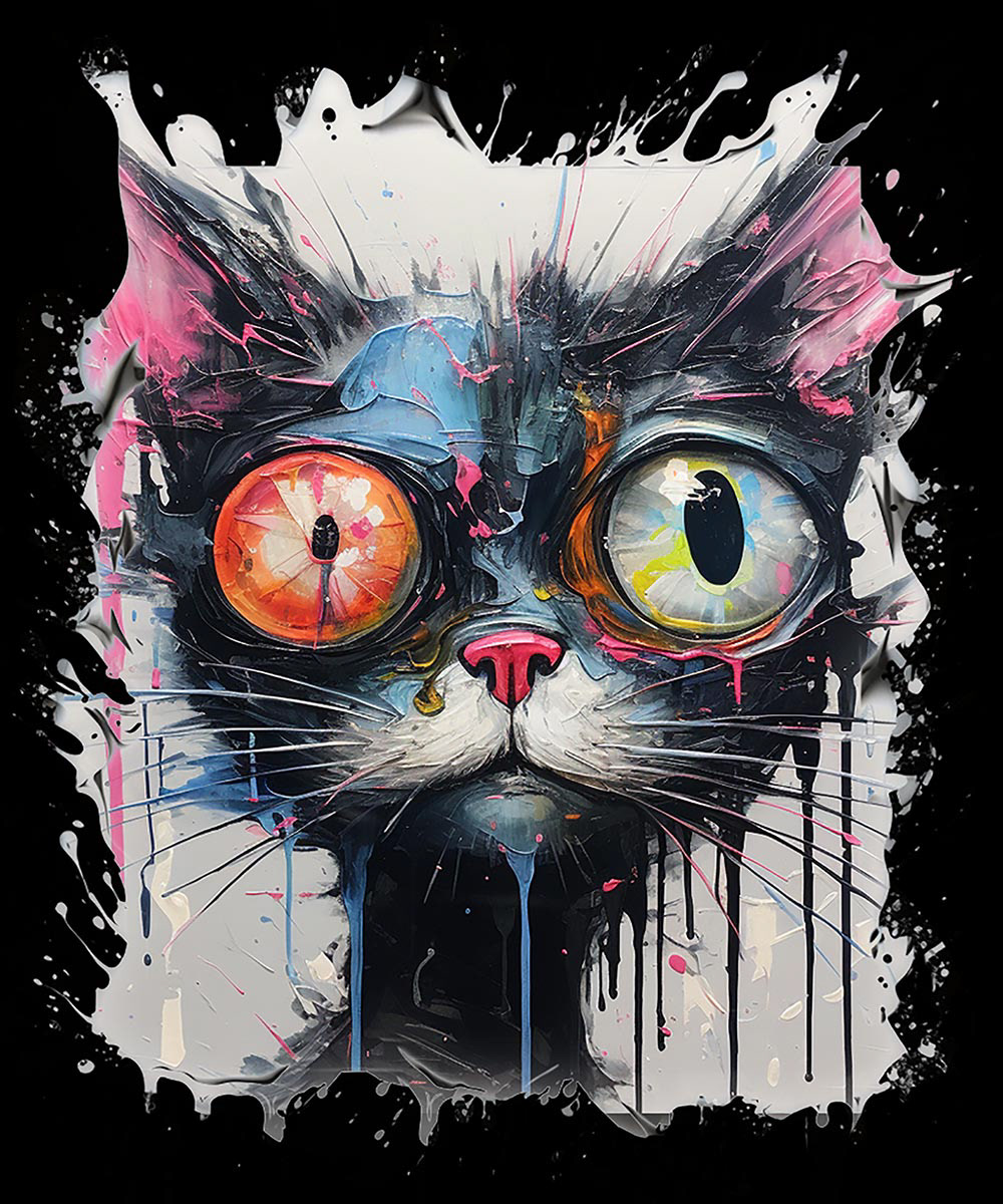 Weird cat image