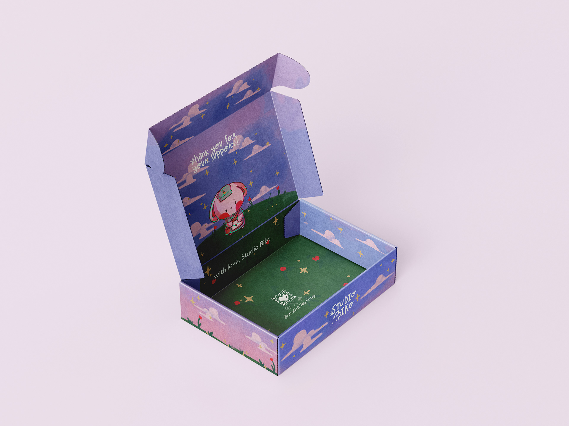 Mailer Box Inside View