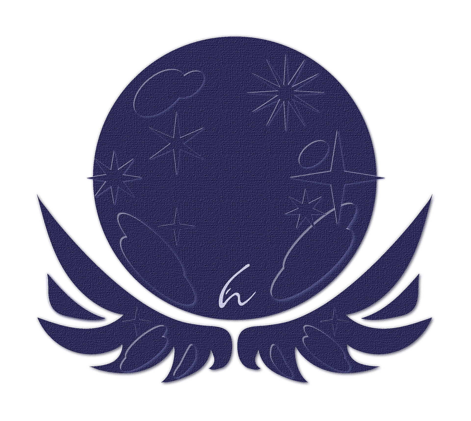 Full Moon & Wings Motif