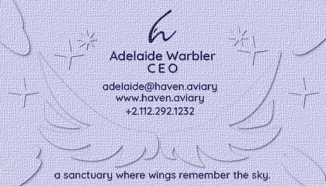 Back of Business Card Design