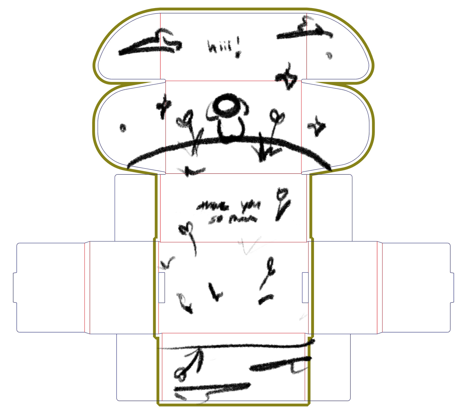 Arka Mailerbox Sketch Inside