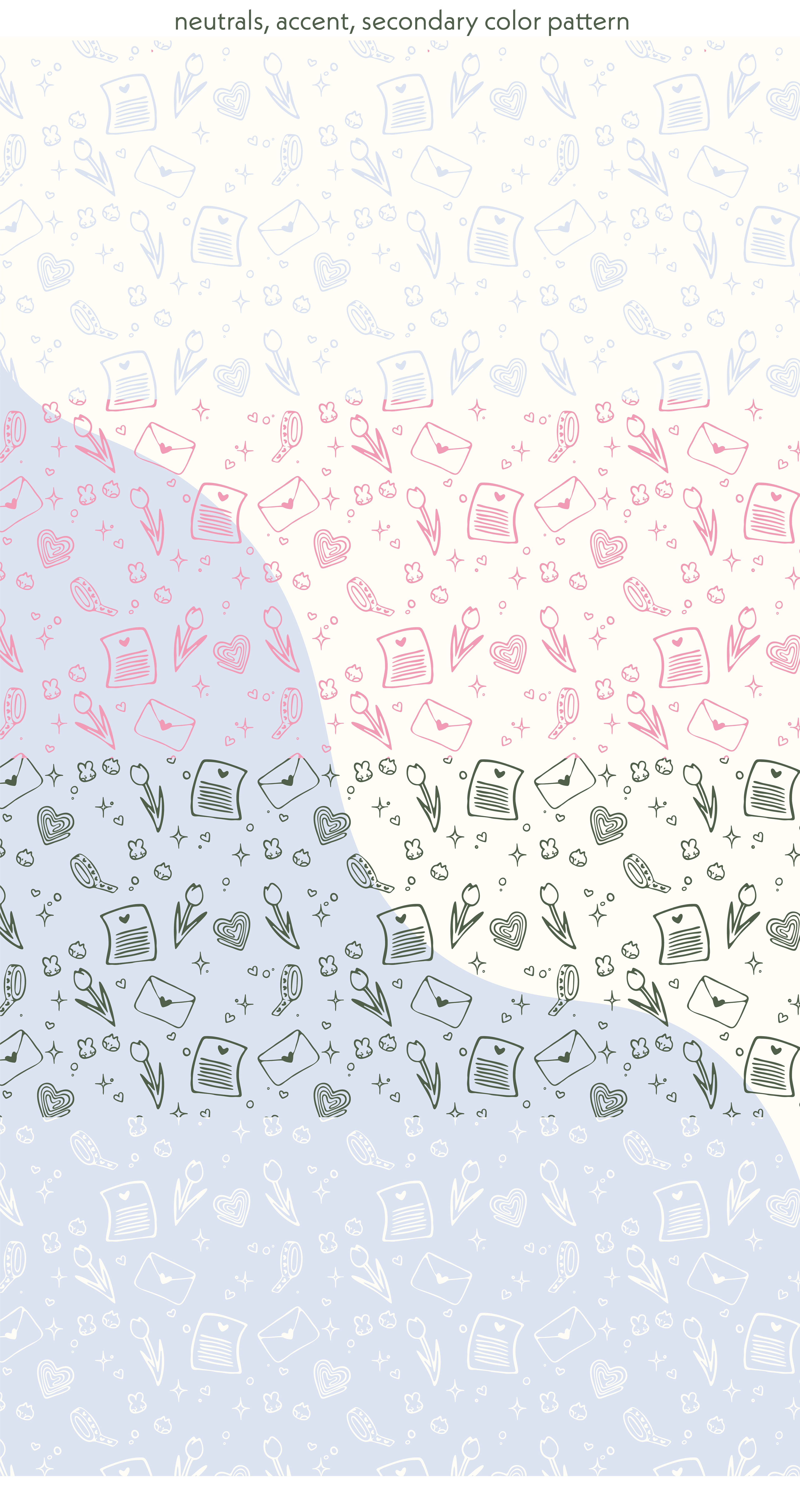Neutrals, Secondary, and Accent Color Pattern