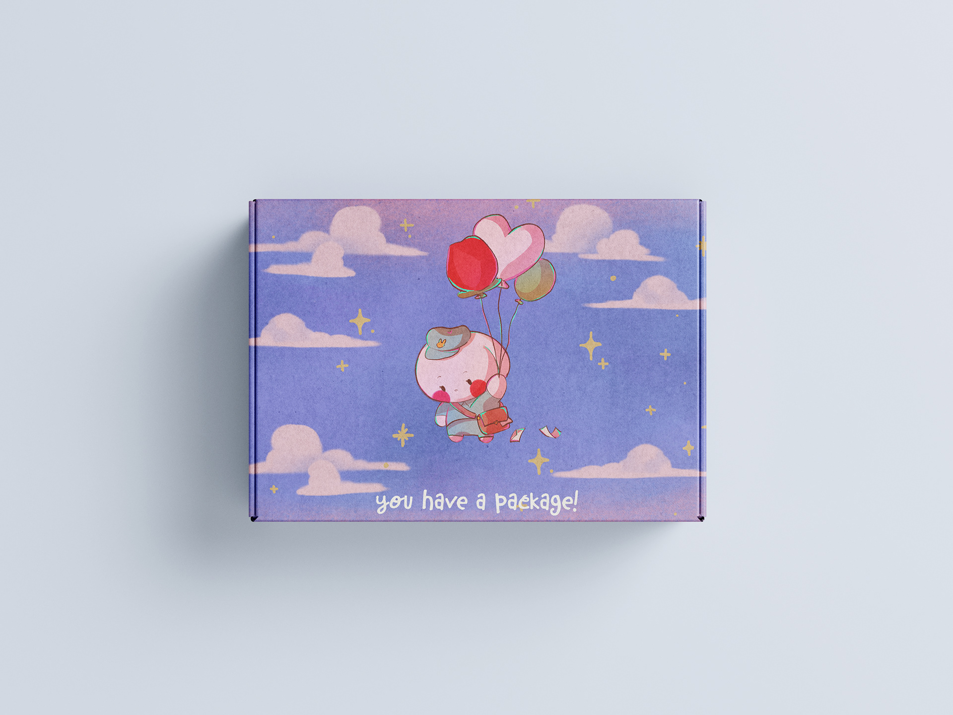 Mailer Box Top View