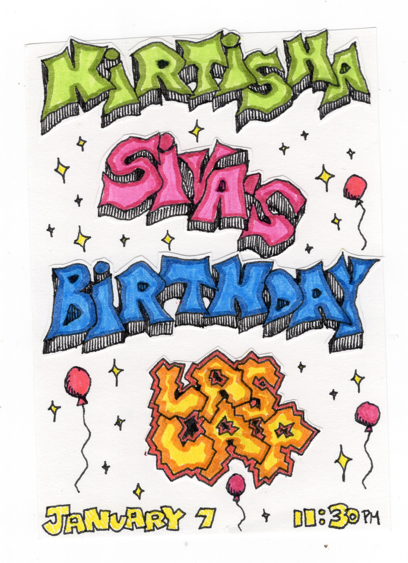 BIRTHDAY FLYER (2023)