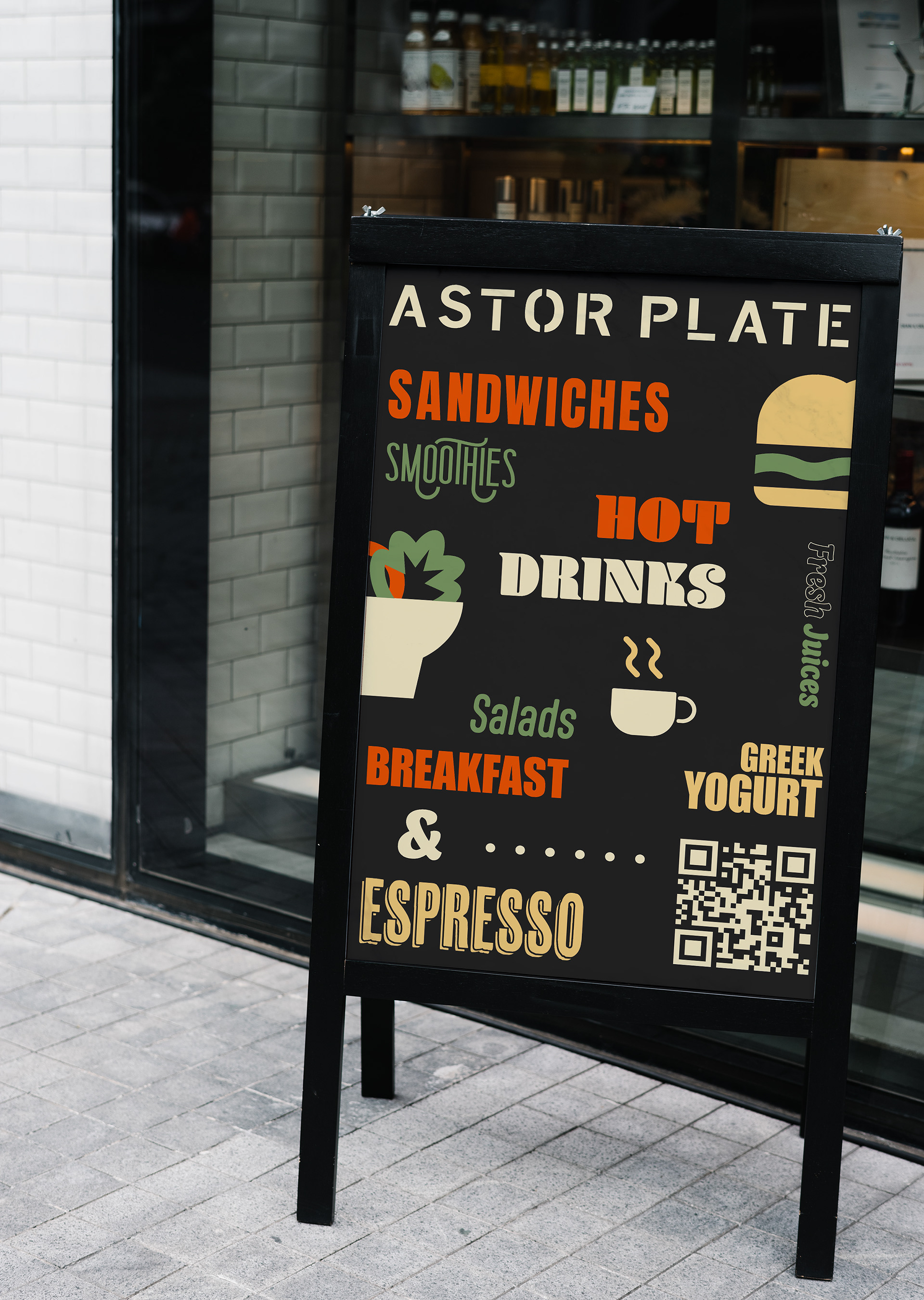 Sidewalk sign