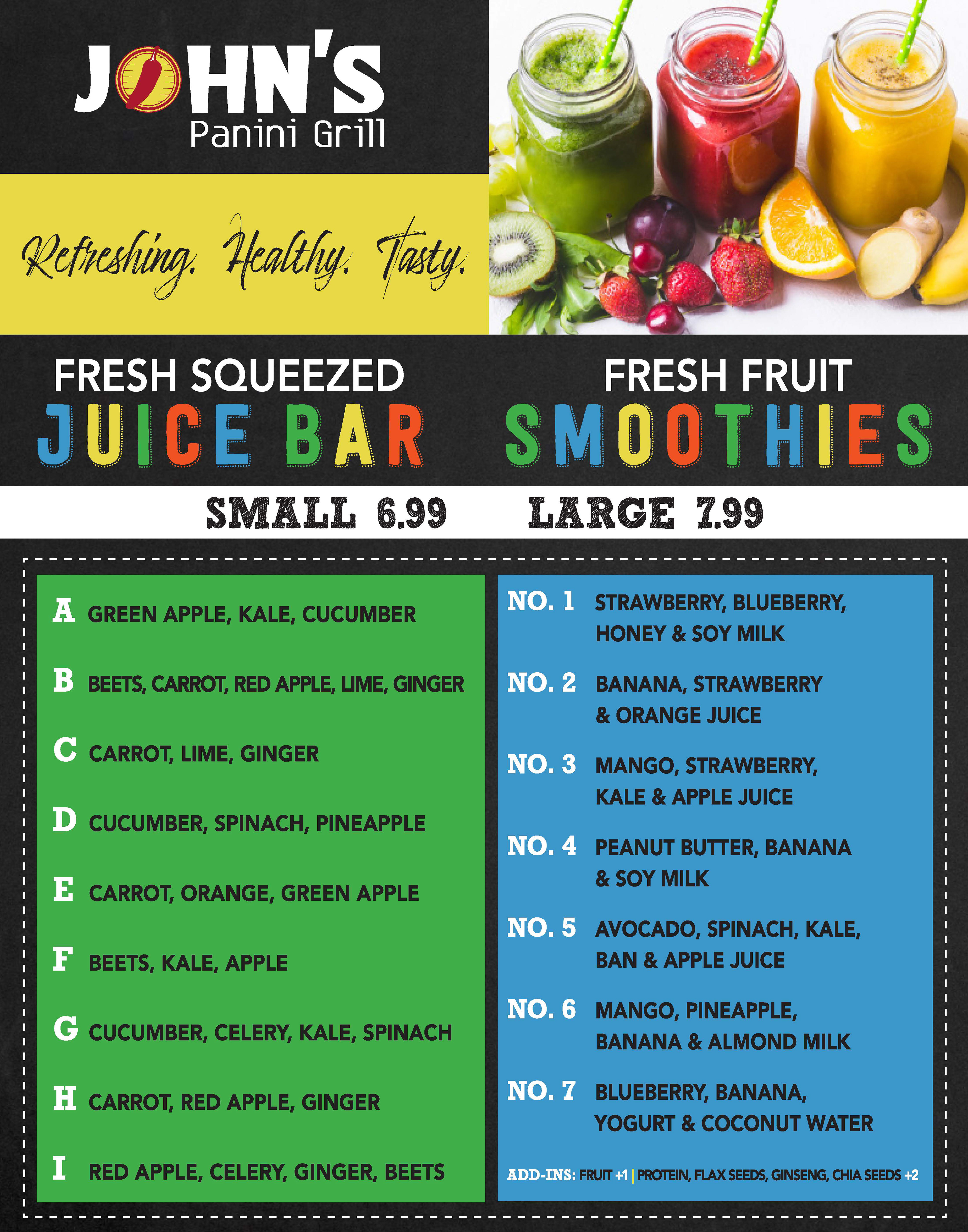 Menu board