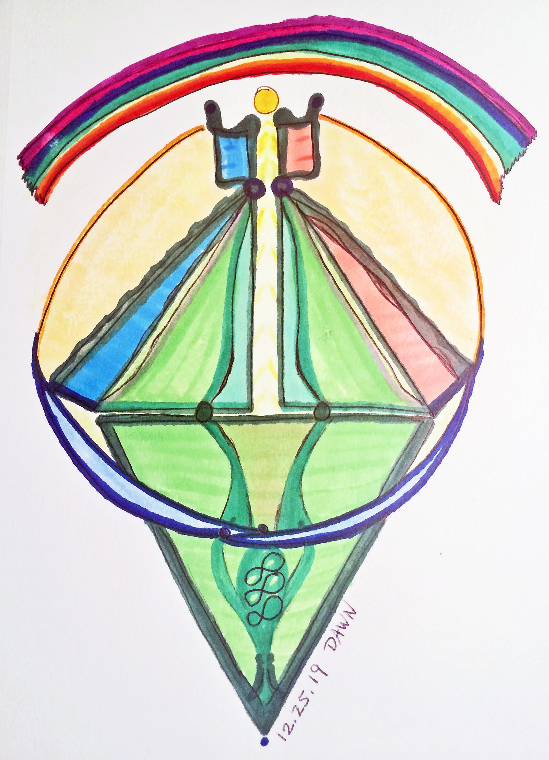The Strange Court Ship Sacred Partner SEA Doodle