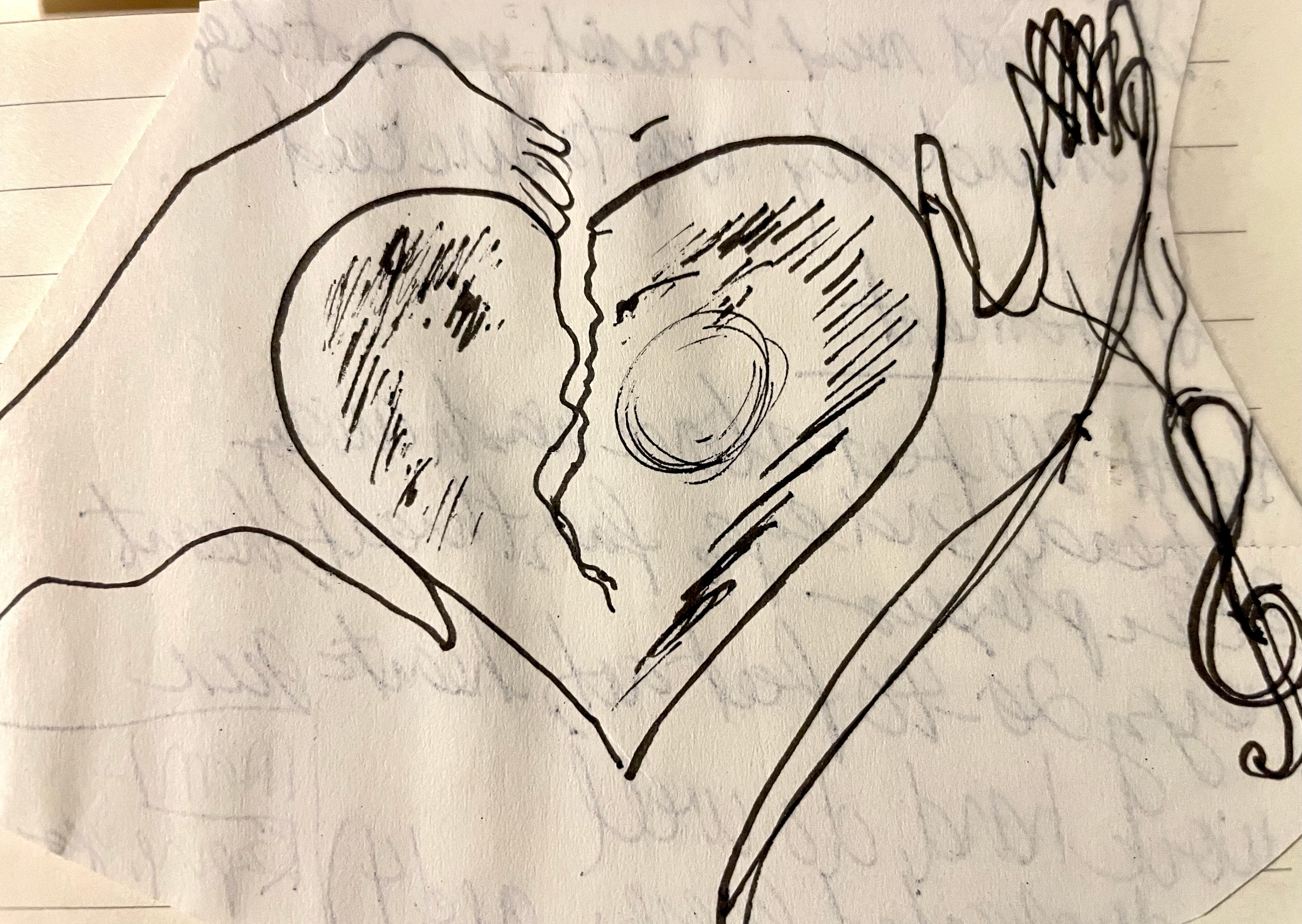 Healing the Halved Heart SEA Doodle