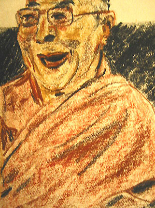 Smiling Dalai Lama SEA Sketch