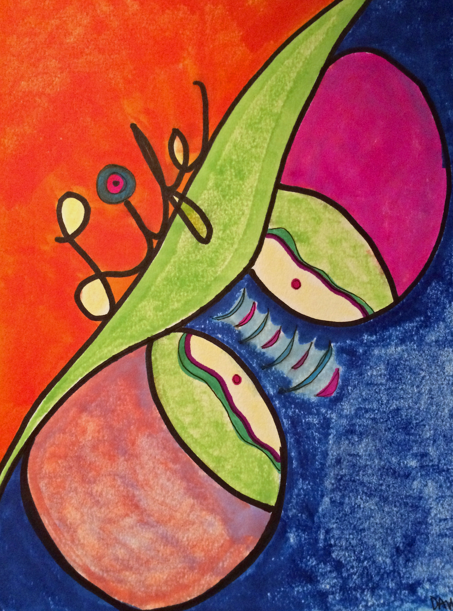 Two Peas in the Pod of Life — A Sacred Partner SEA Doodle 300 dpi