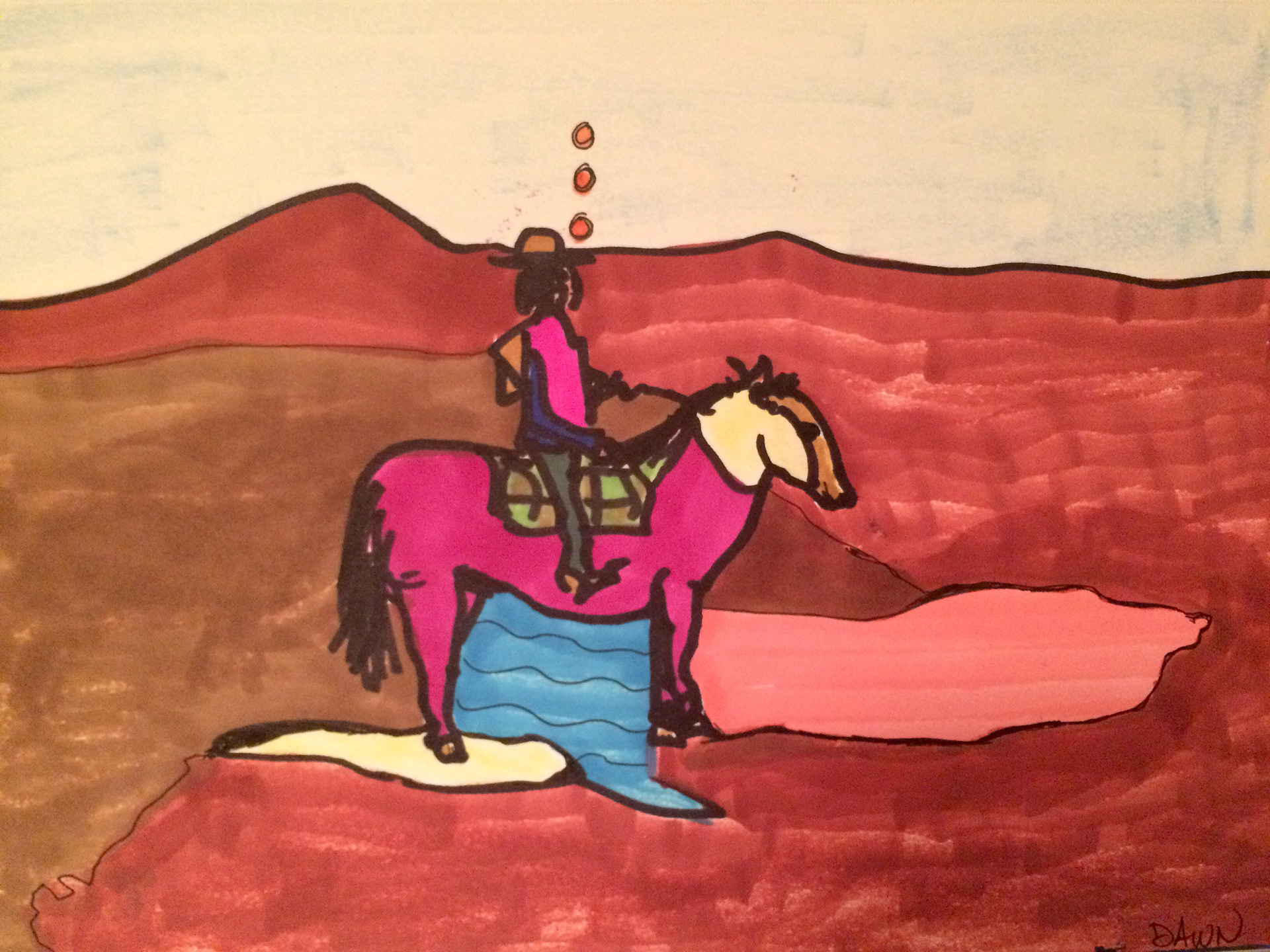 The Mirage of Mystery on the Soul's Long and Lonely Journey— Sacred Partner SEA Doodle