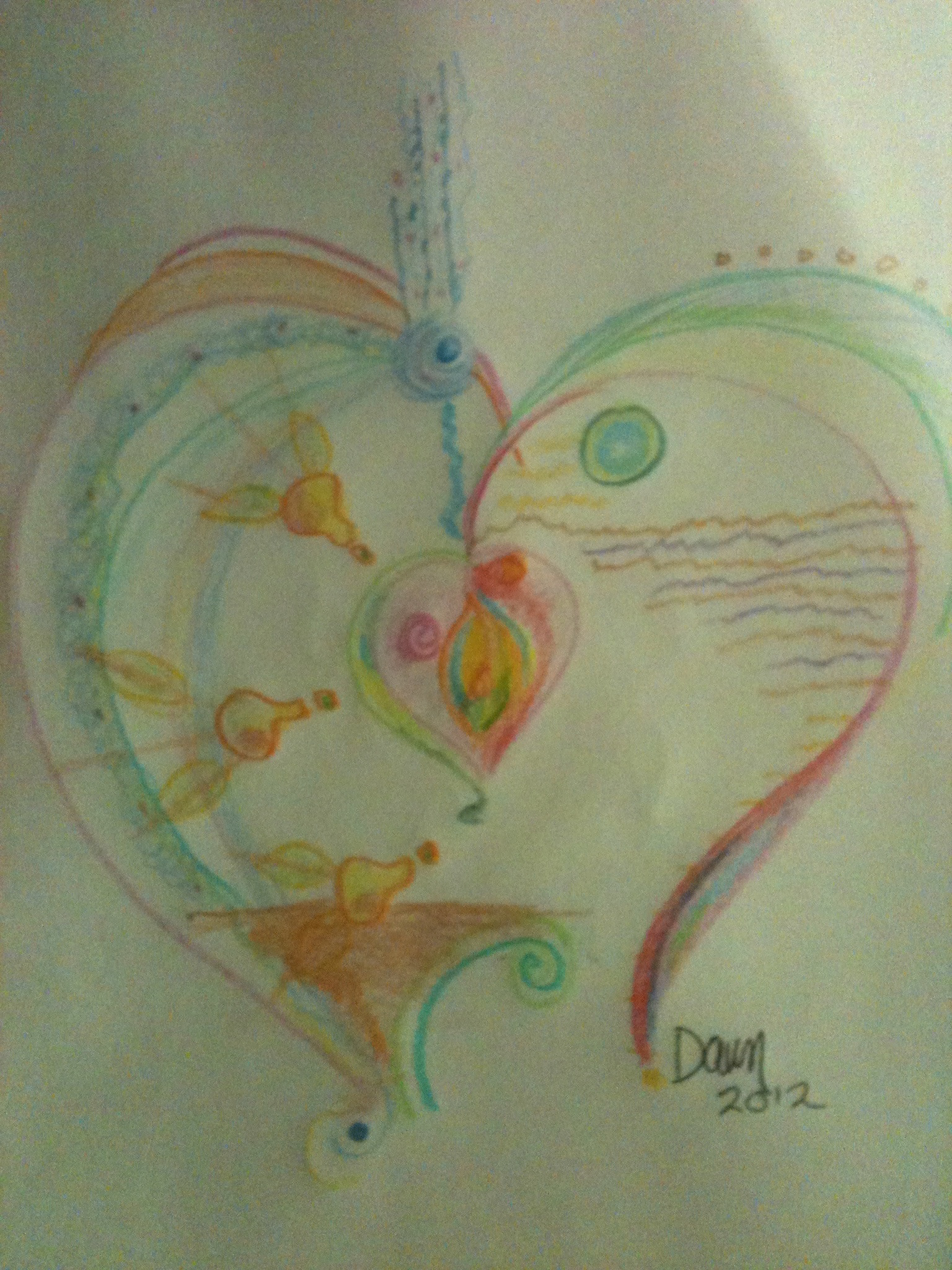 And So the Heart of Humanity Begins to Open to Its Glory 2012 SEA Doodle
