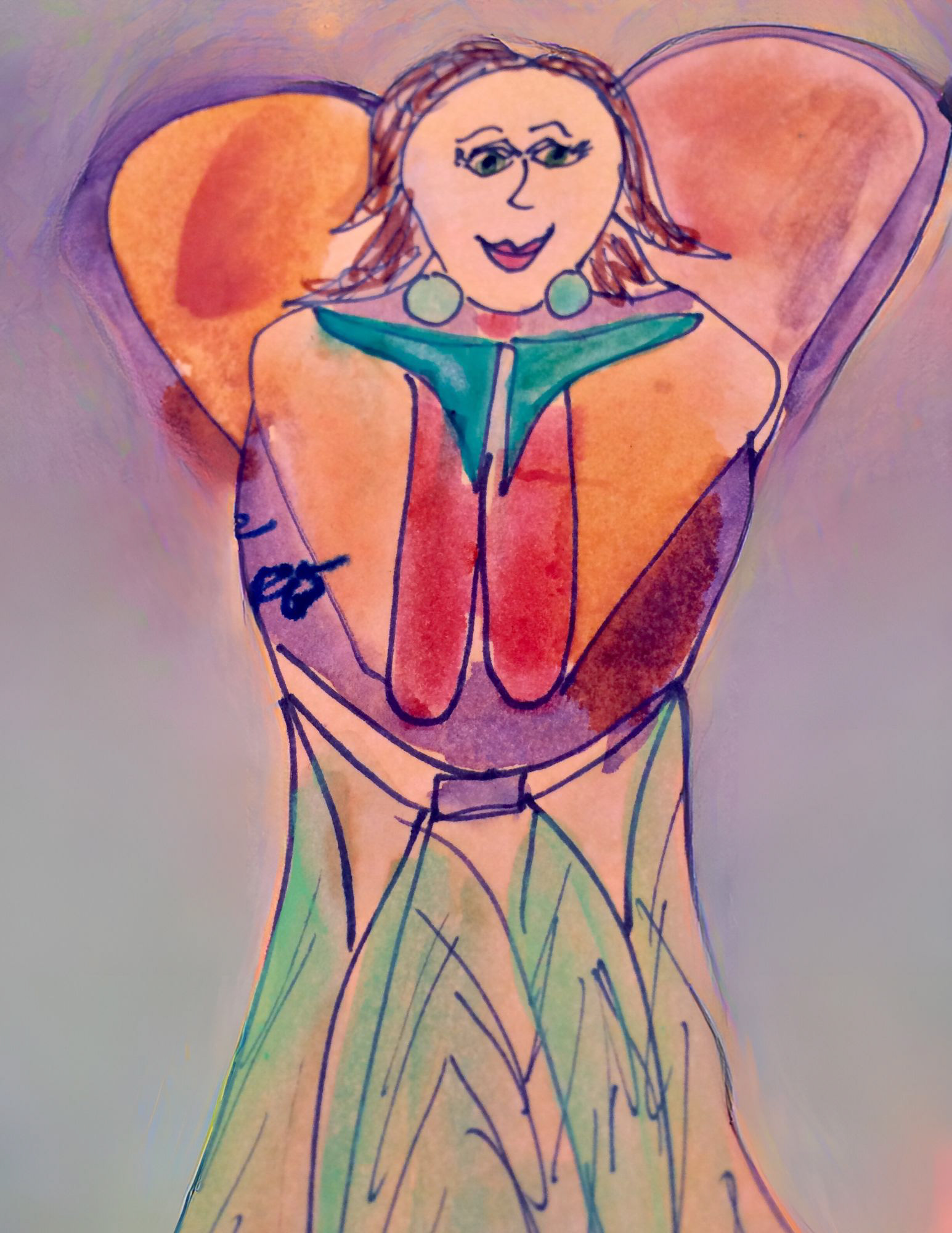 She Who Held Their Dream SEA Doodle