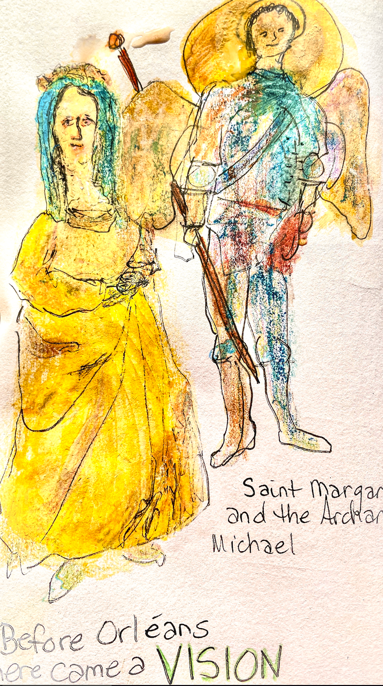 Before Orleans There Came a Vision - Martha & Archangel SEA Doodle