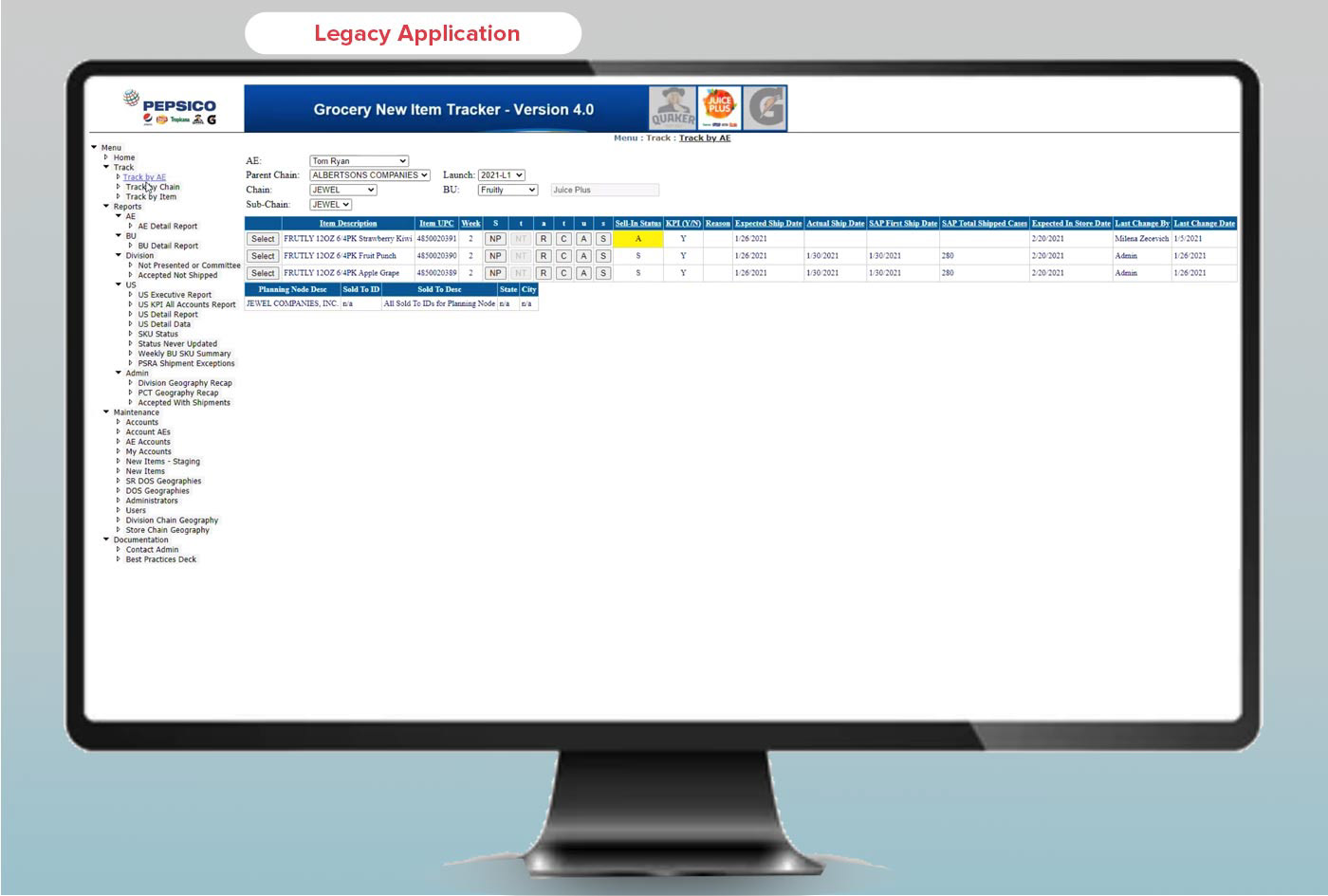 Legacy Application