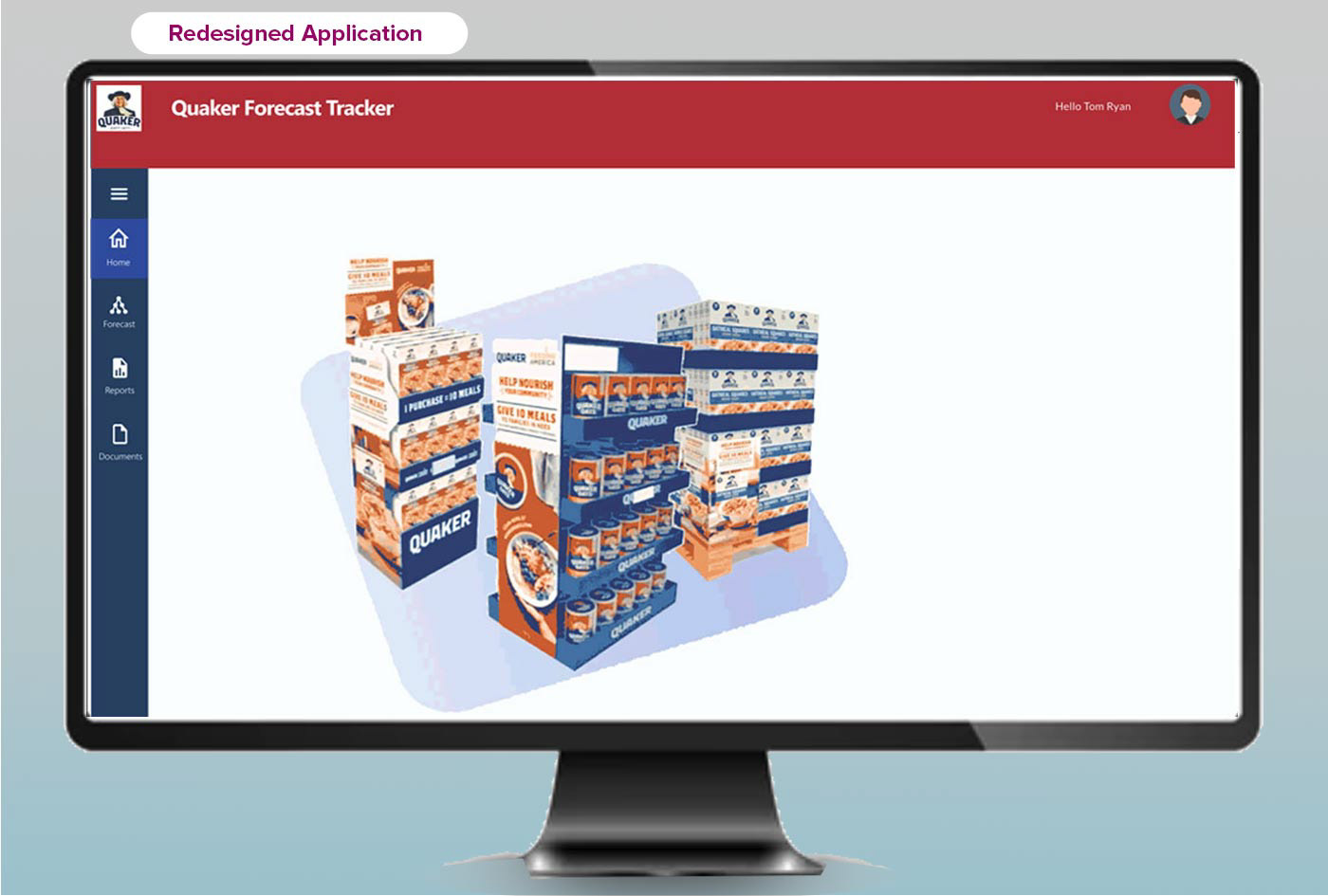 Redesigned Quaker Item Forecasting App