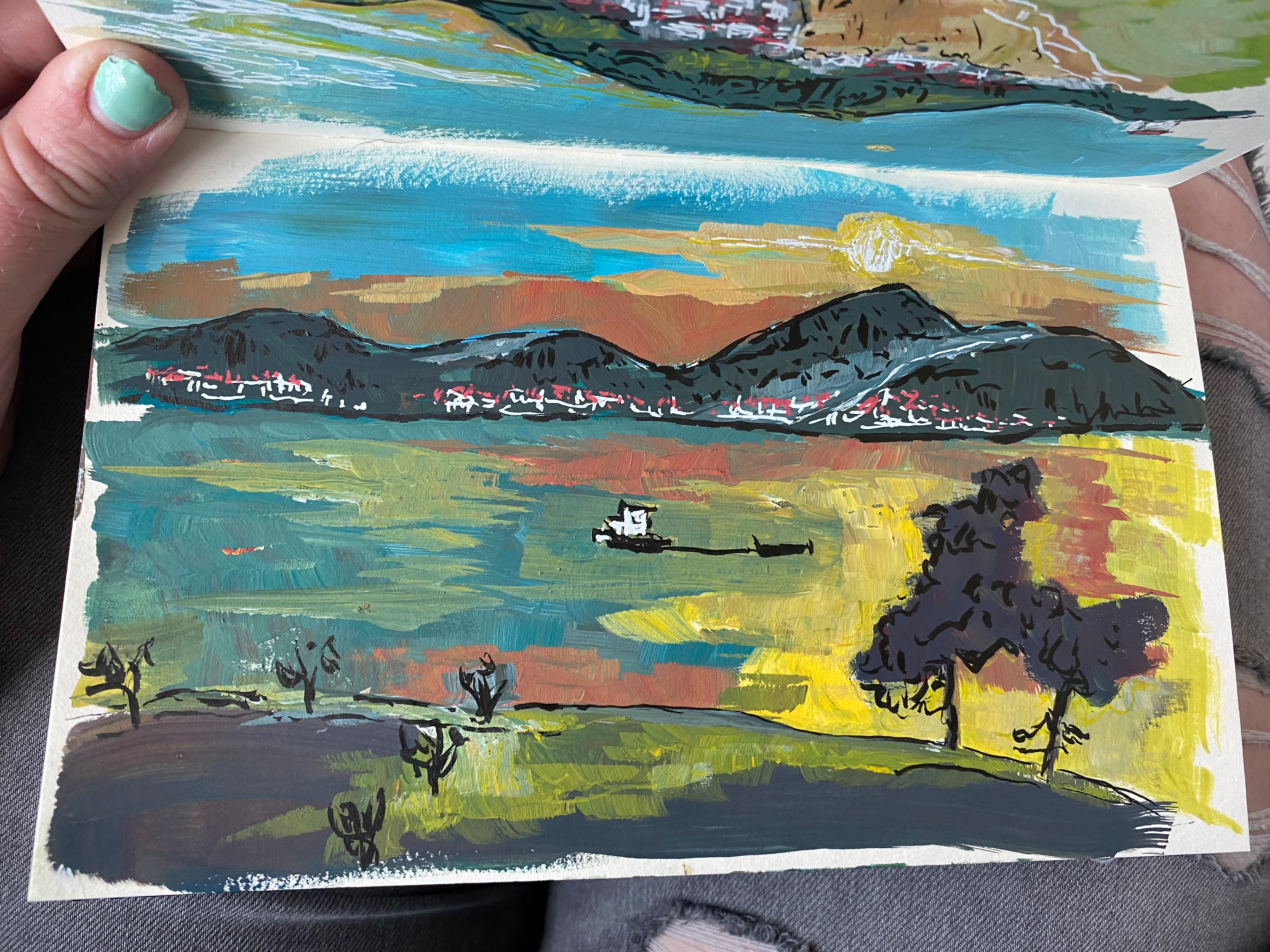 Gouache, 2023. Croatia.
