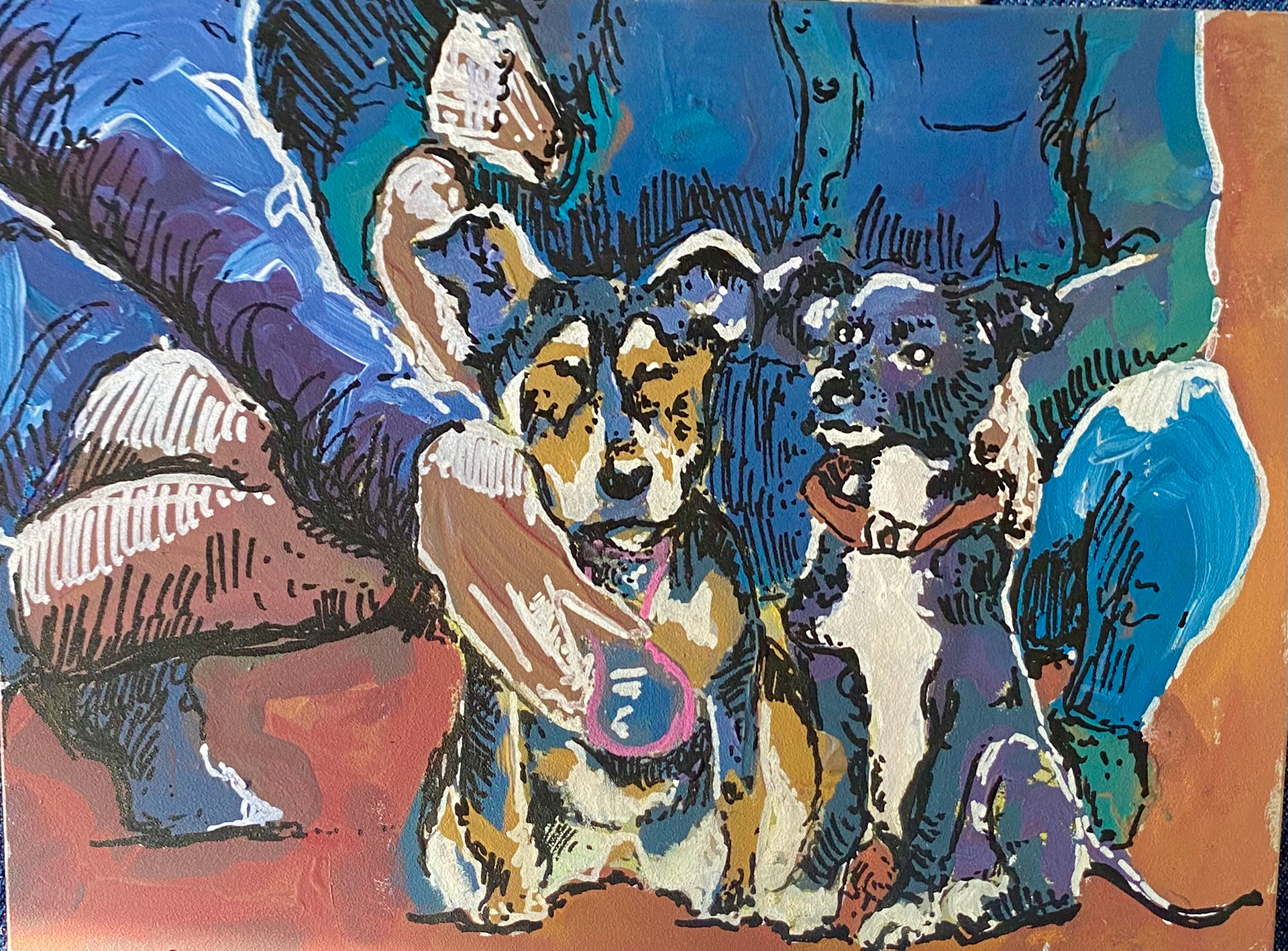 Gouache and Ink, 2023. Commission.