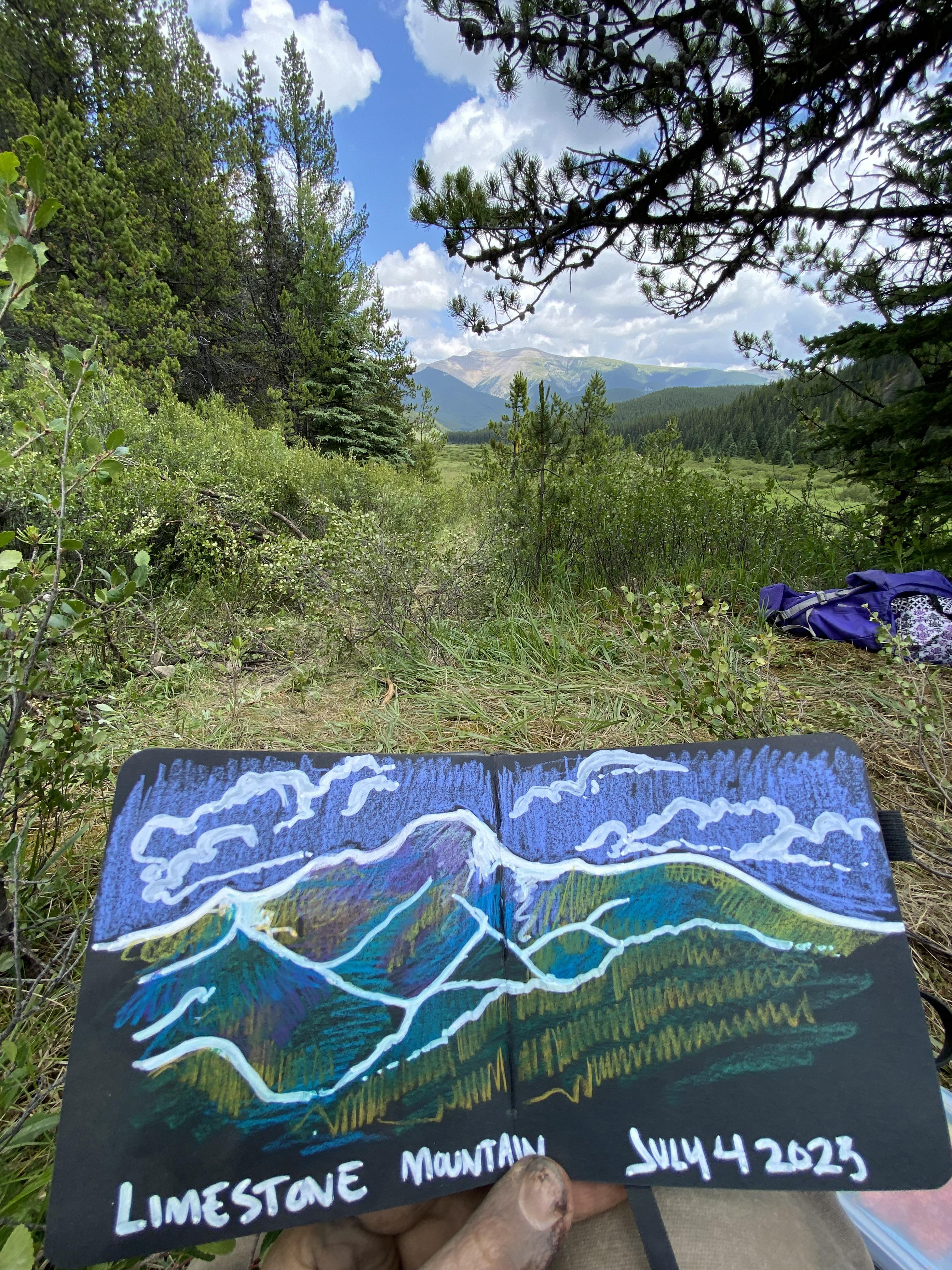 Wax Pastel, 2023. Alberta.