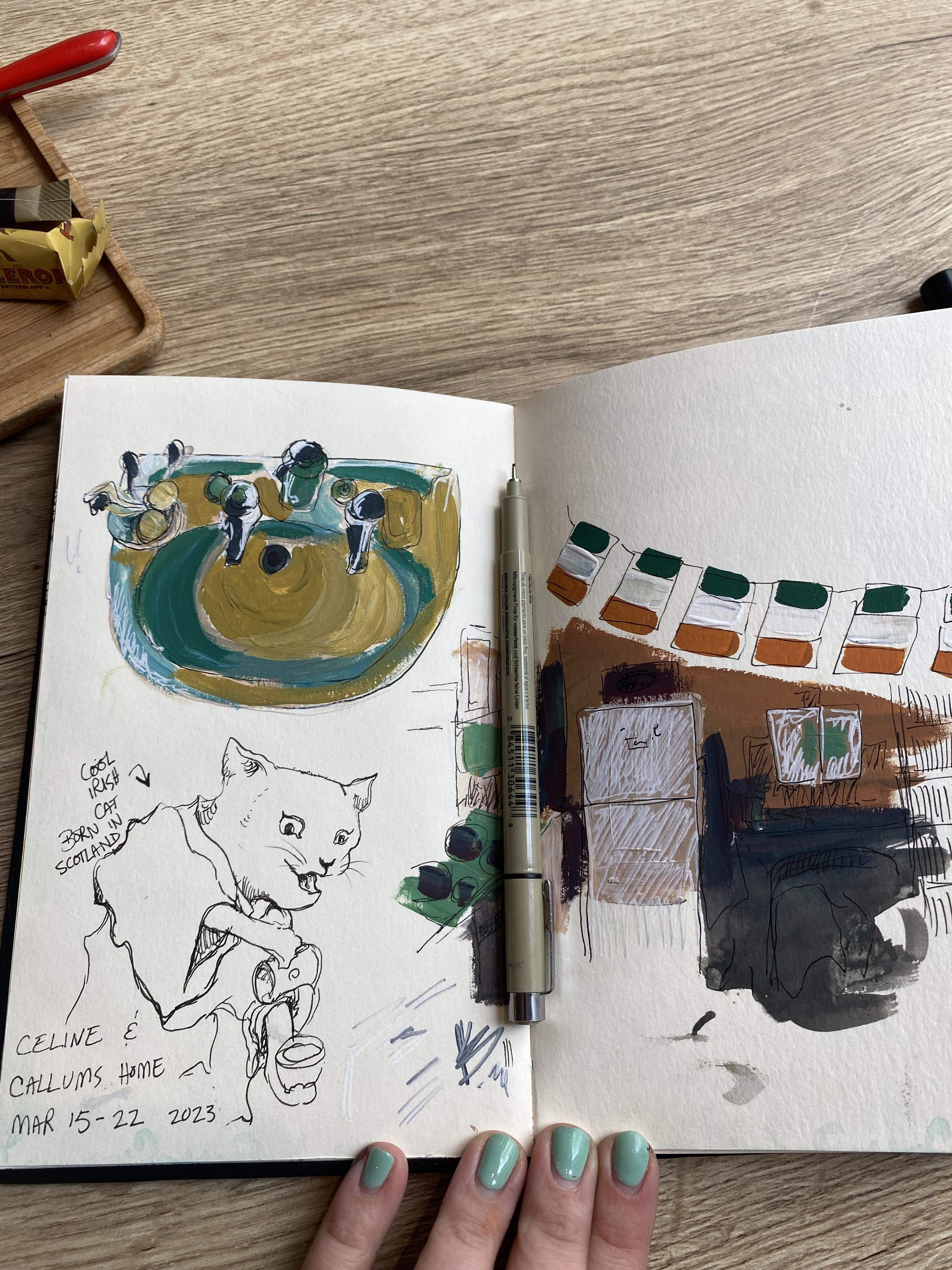 Gouache, 2023. Ireland.