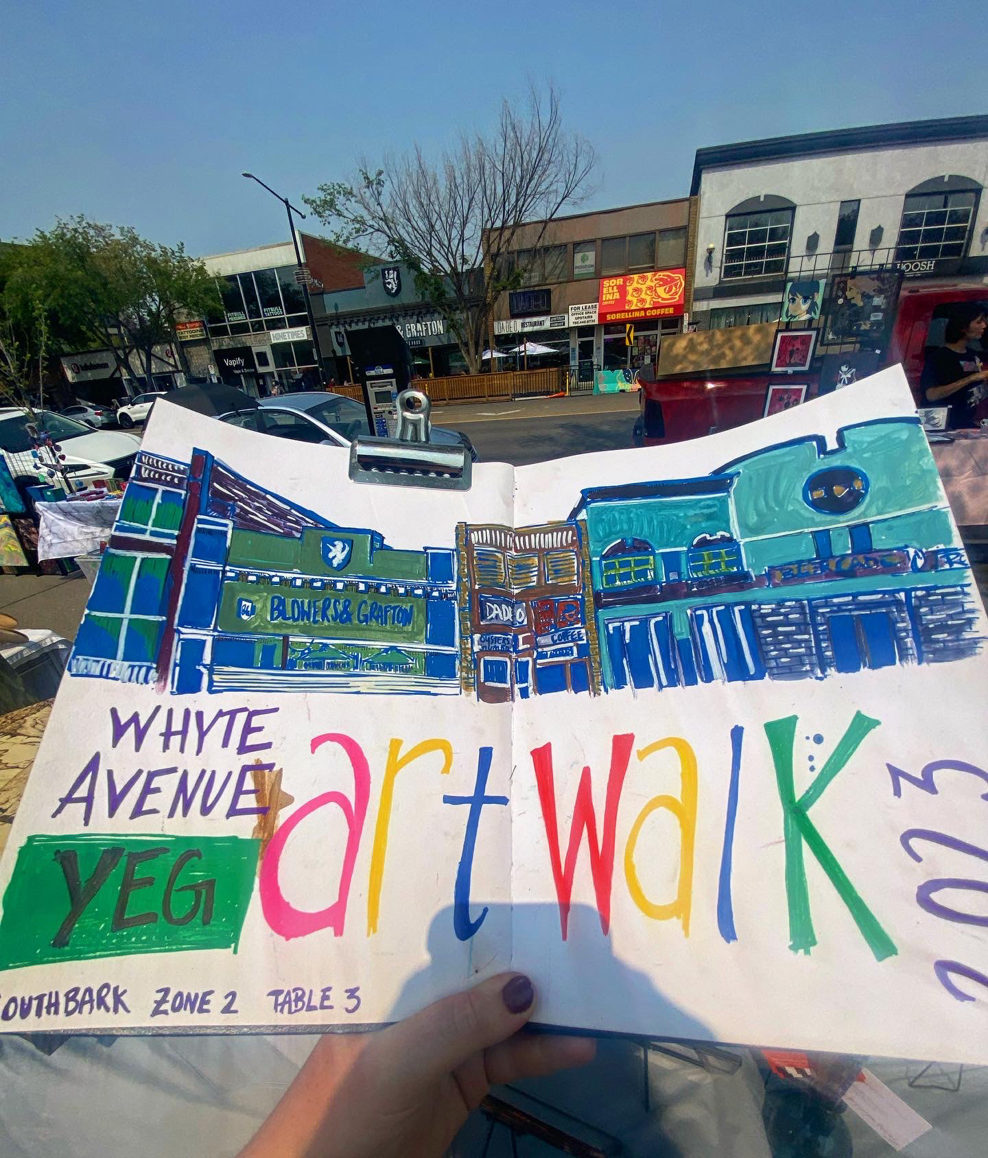 Gouache, 2023. Edmonton.