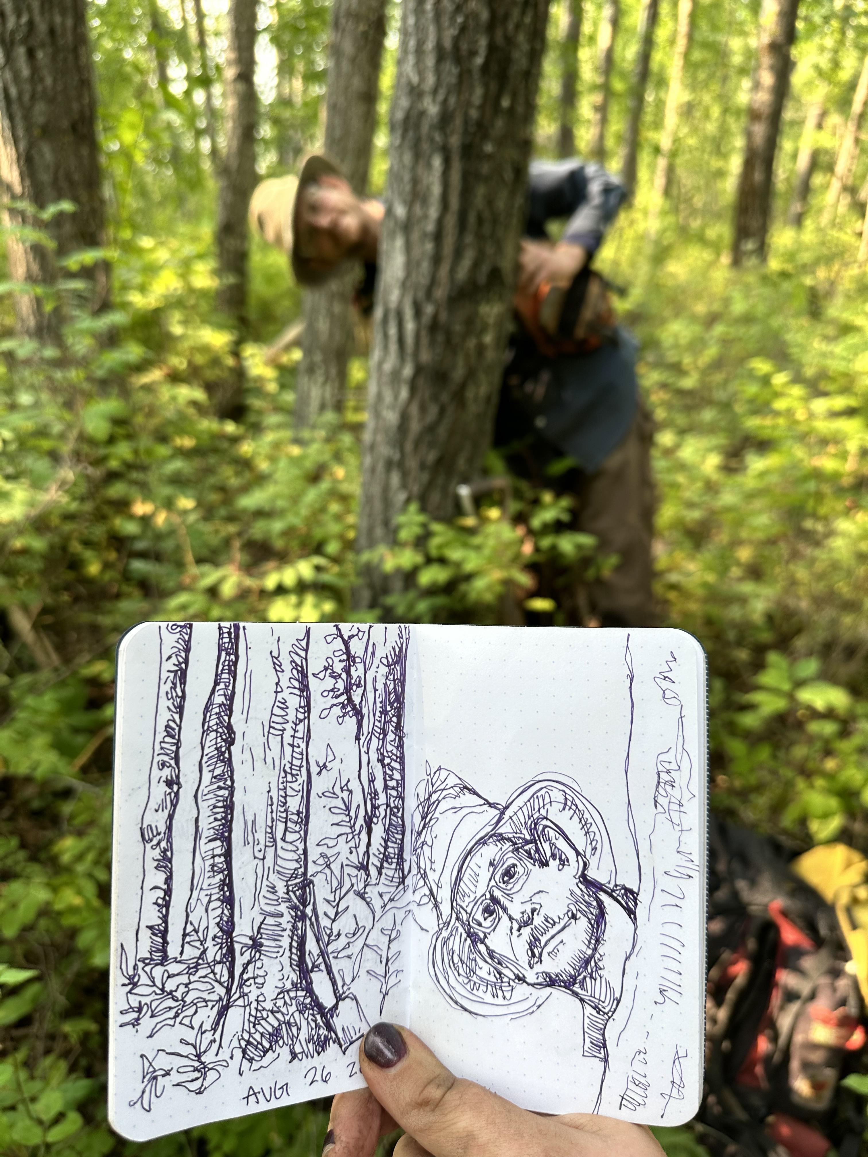 Ink, 2023. Lesser Slave Lake.