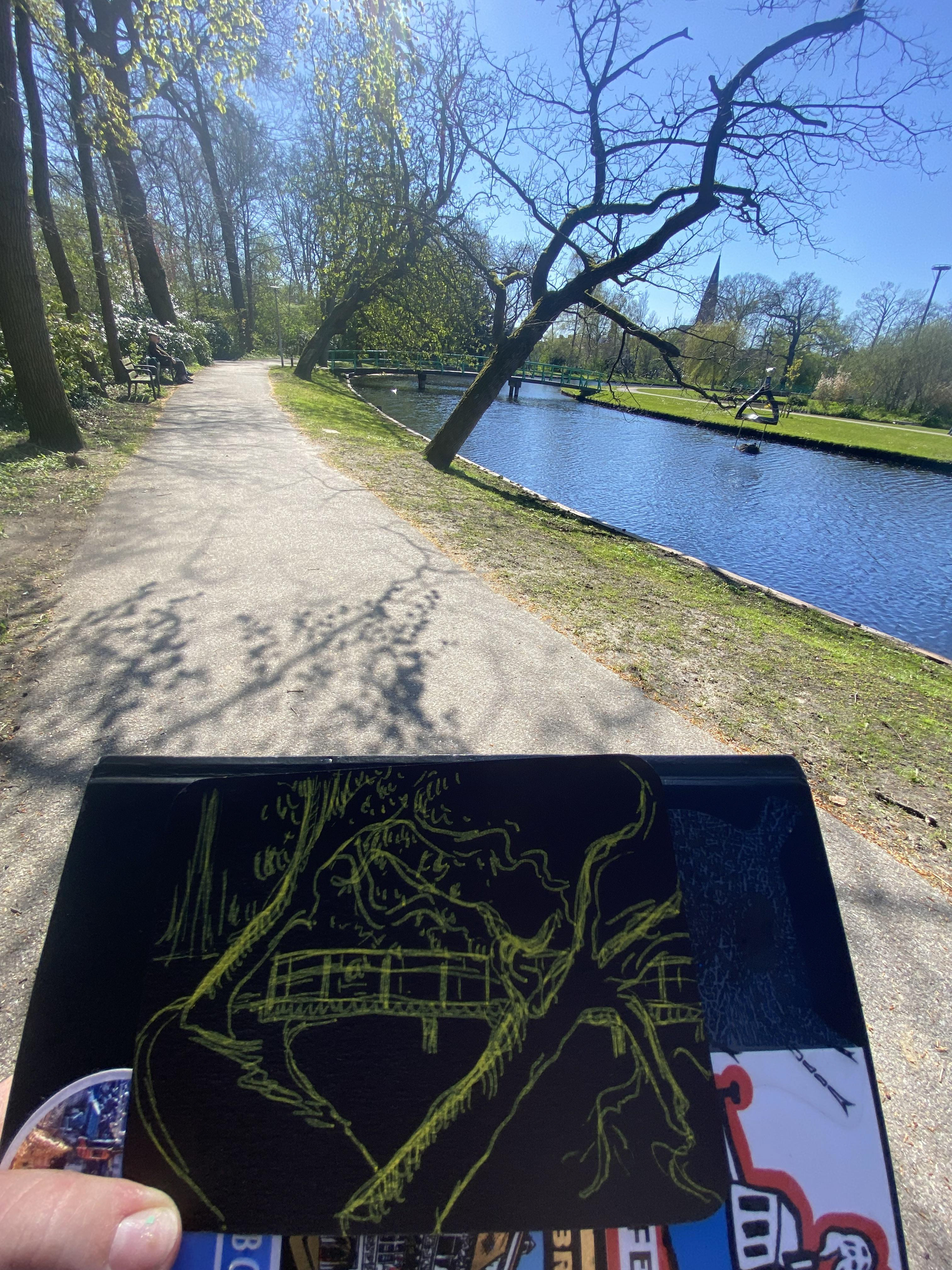 Acrylic Pen, 2023. Lisse.