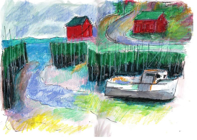 Wax Pastel, 2023. Nova Scotia.