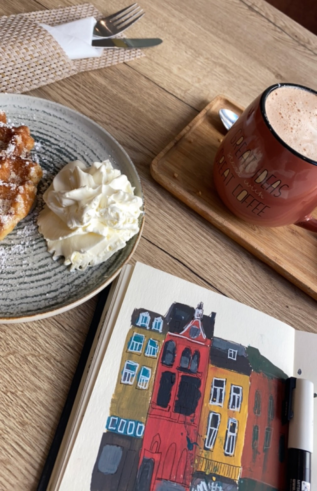 Gouache, 2023. Ghent.