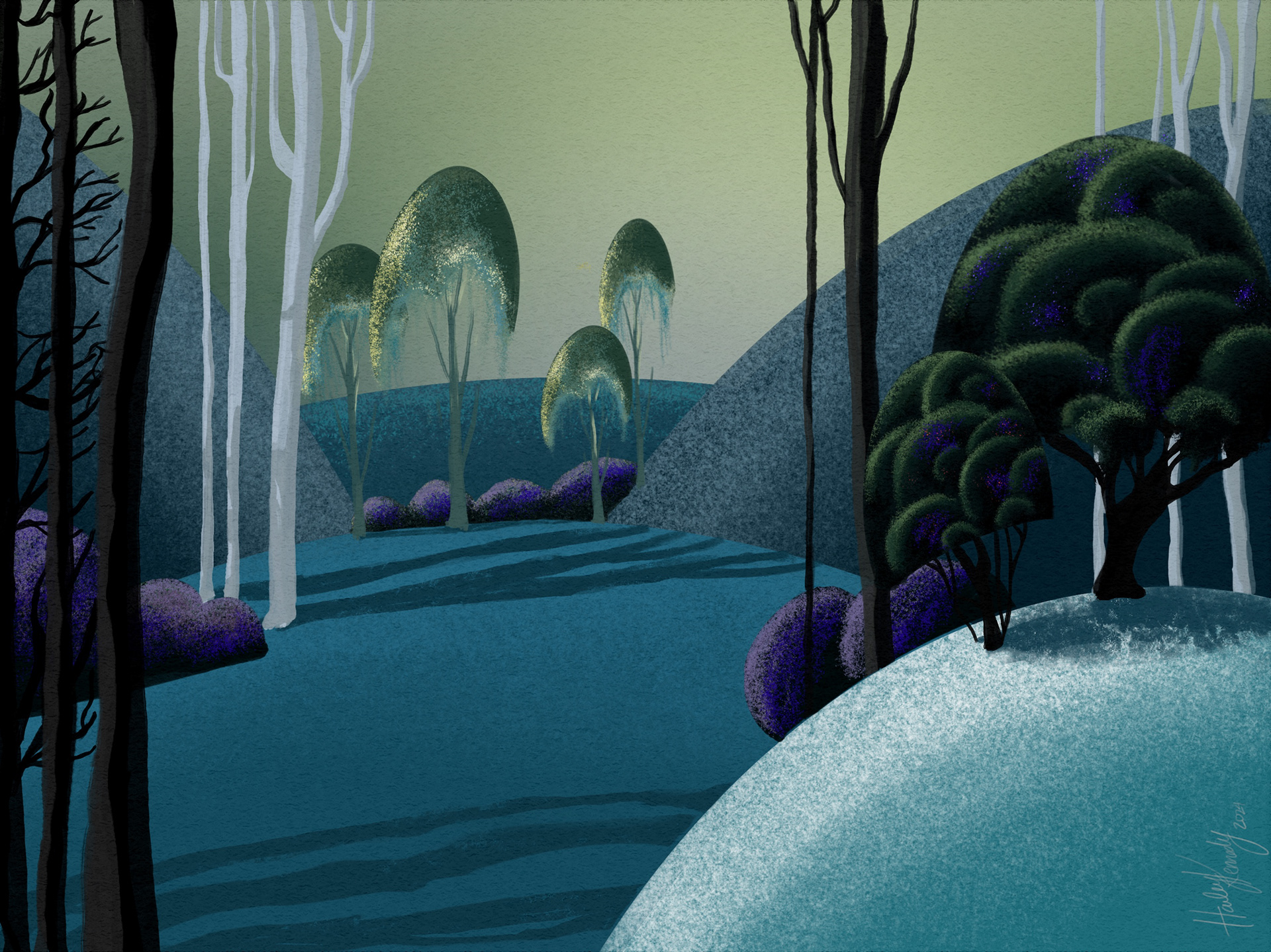 Digital Illustration, 2024