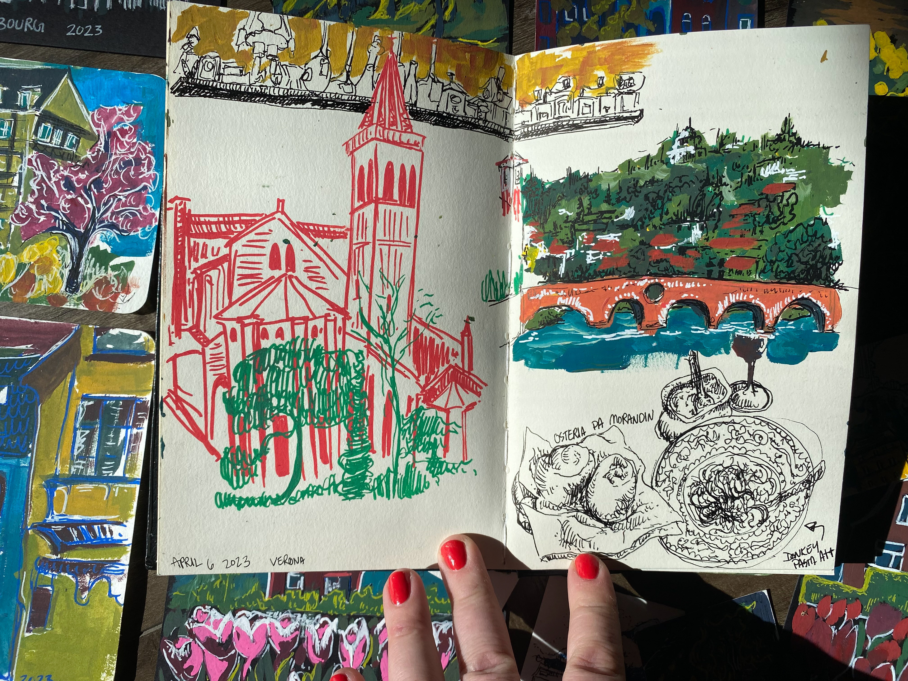 Gouache, 2023. Verona.