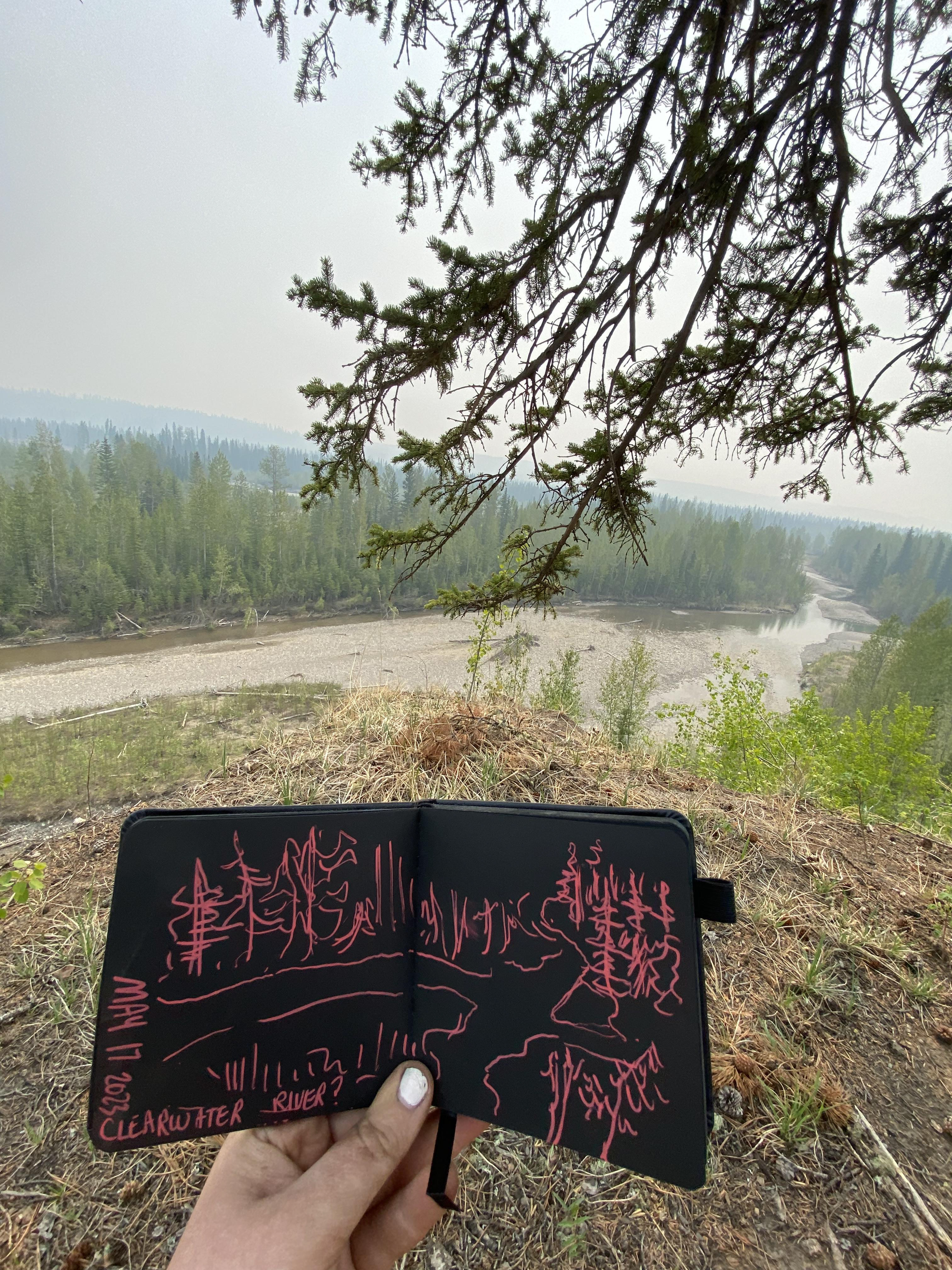 Acrylic Pen, 2023. Alberta. 