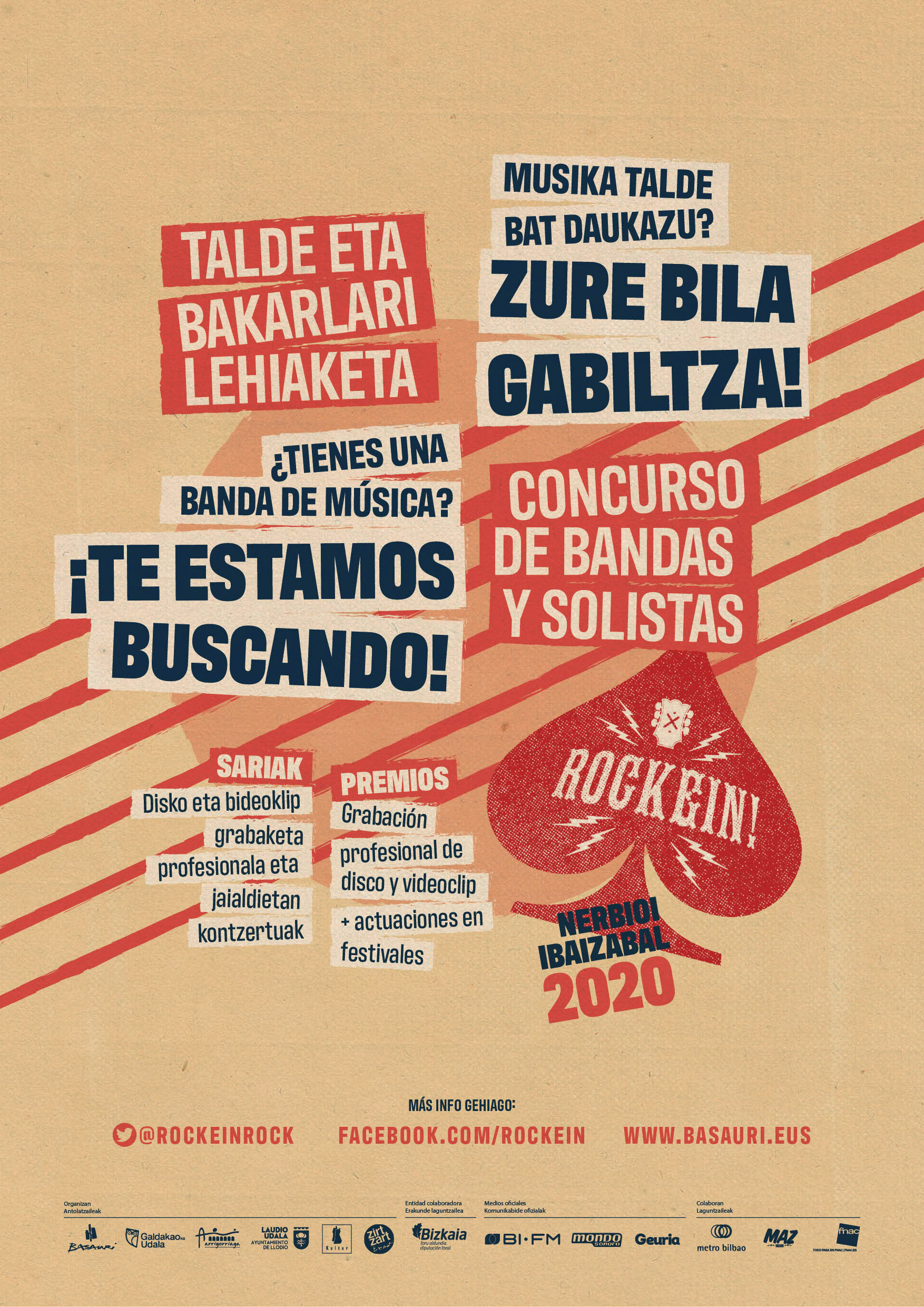 Propuesta gráfica Rockein (Crisiscreativa 2020)