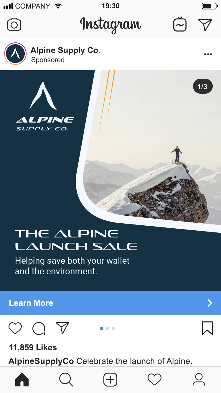 Alpine Launch Sale Post [Instagram]