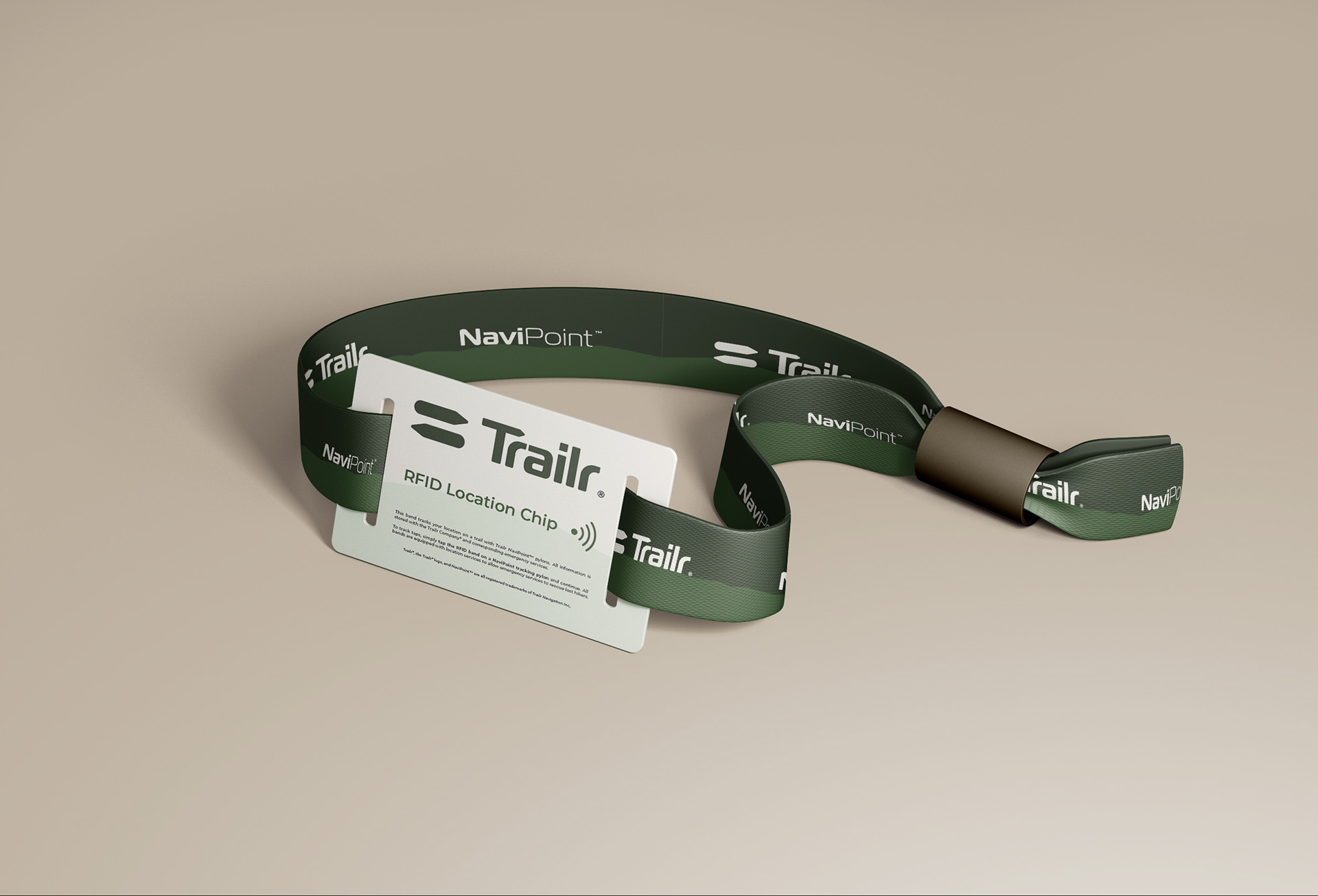 NaviPoint RFID Wristband Mockup
