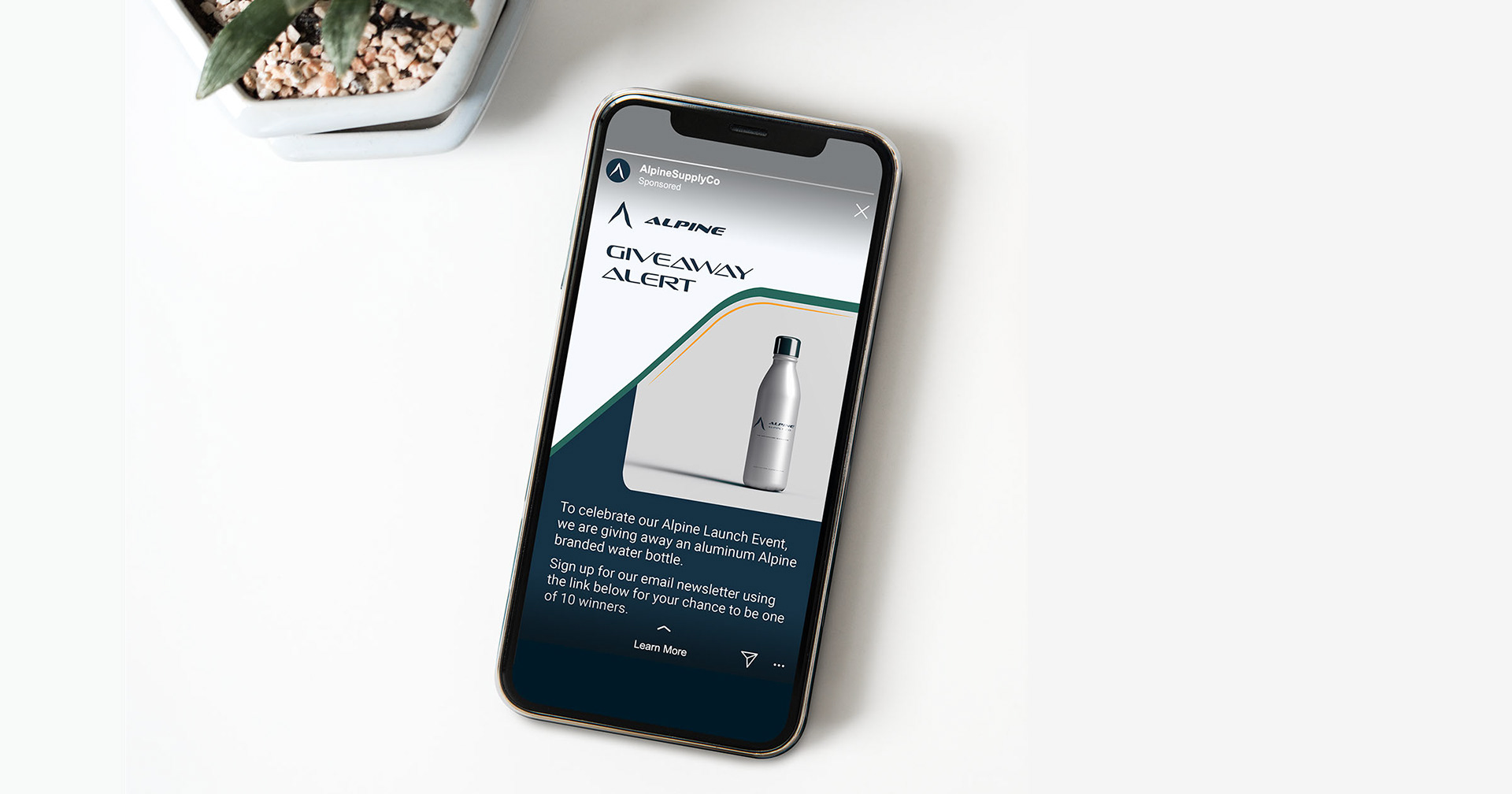 Alpine Giveaway Story Mockup