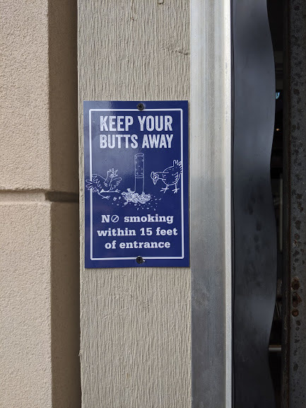 Keep Your Butts Away