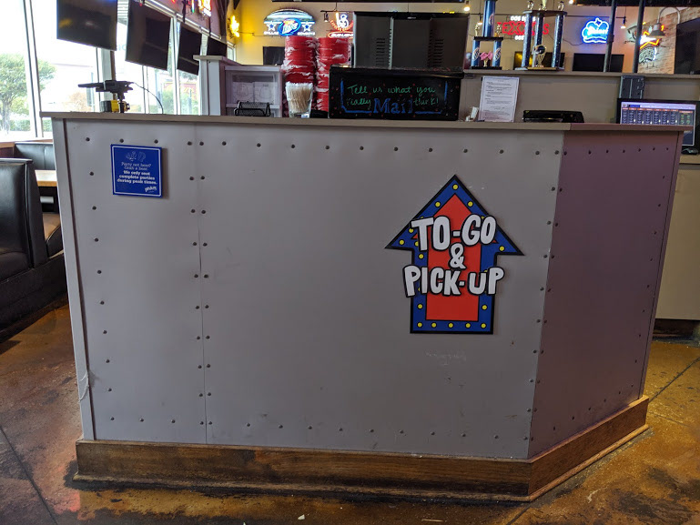 To Go & Pickup Arrow