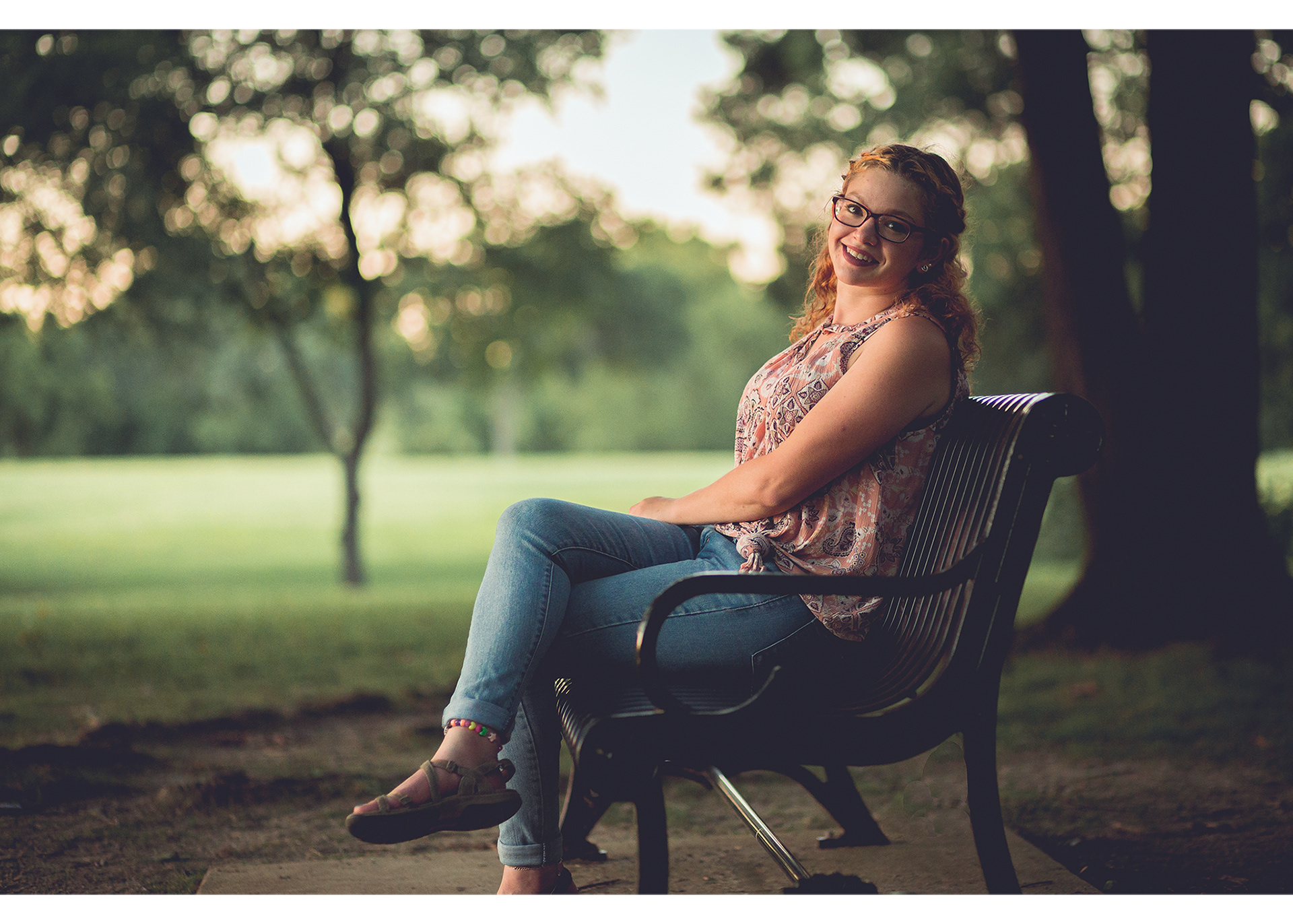 Laura at the Park in the Summer