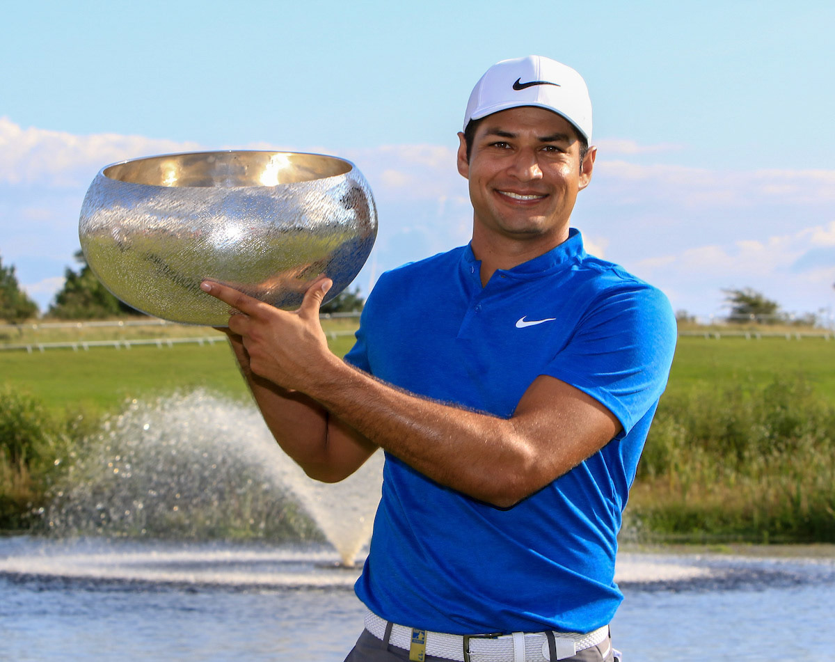 Julian Suri (USA) winner of the Made in Denmark at Himmerland Golf & Spa Resort, Farso, Denmark. 27/08/2017 Picture: © Golffile | Thos Caffrey