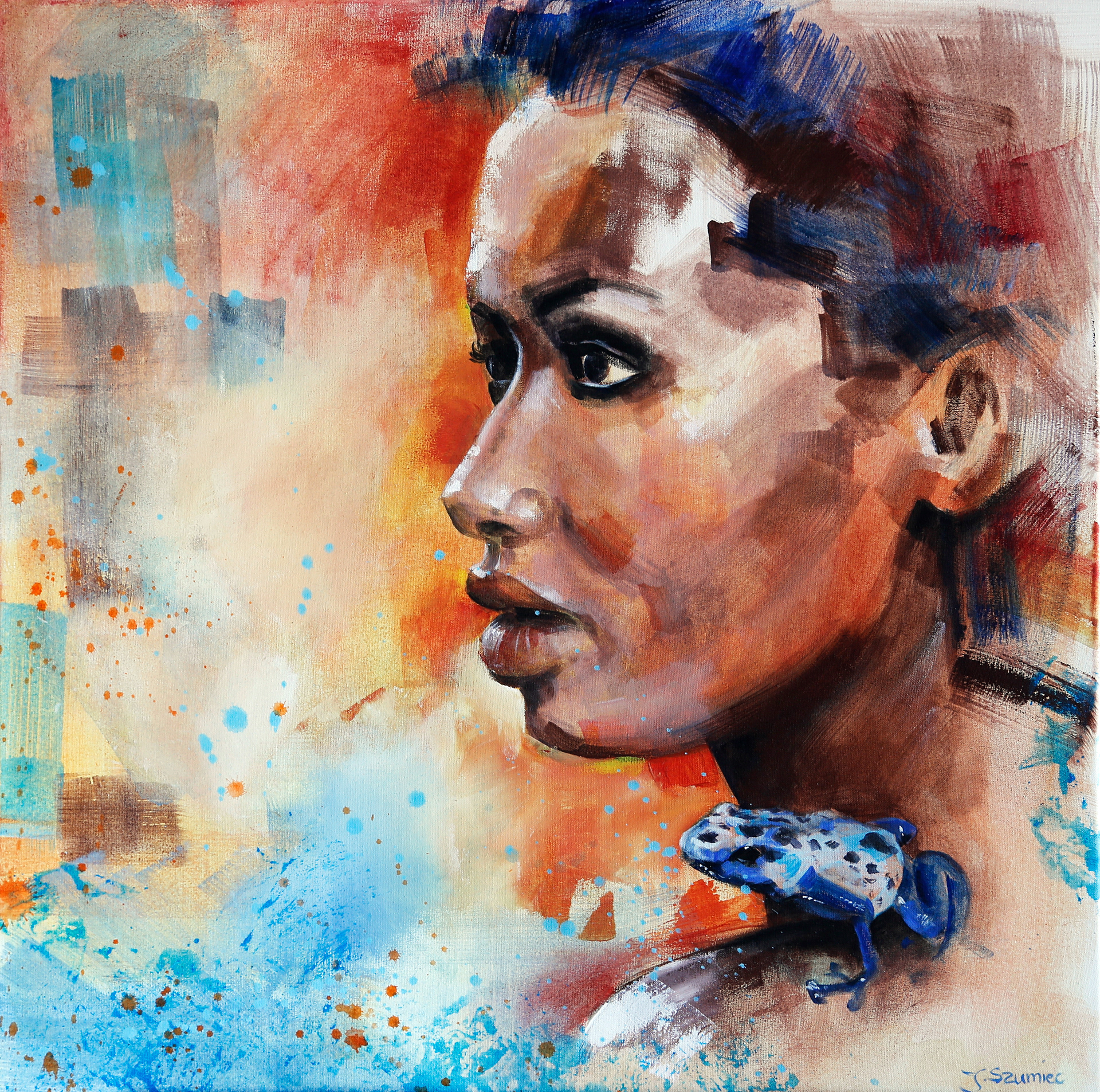 Prince. 60x60. Acrylic on canvas.