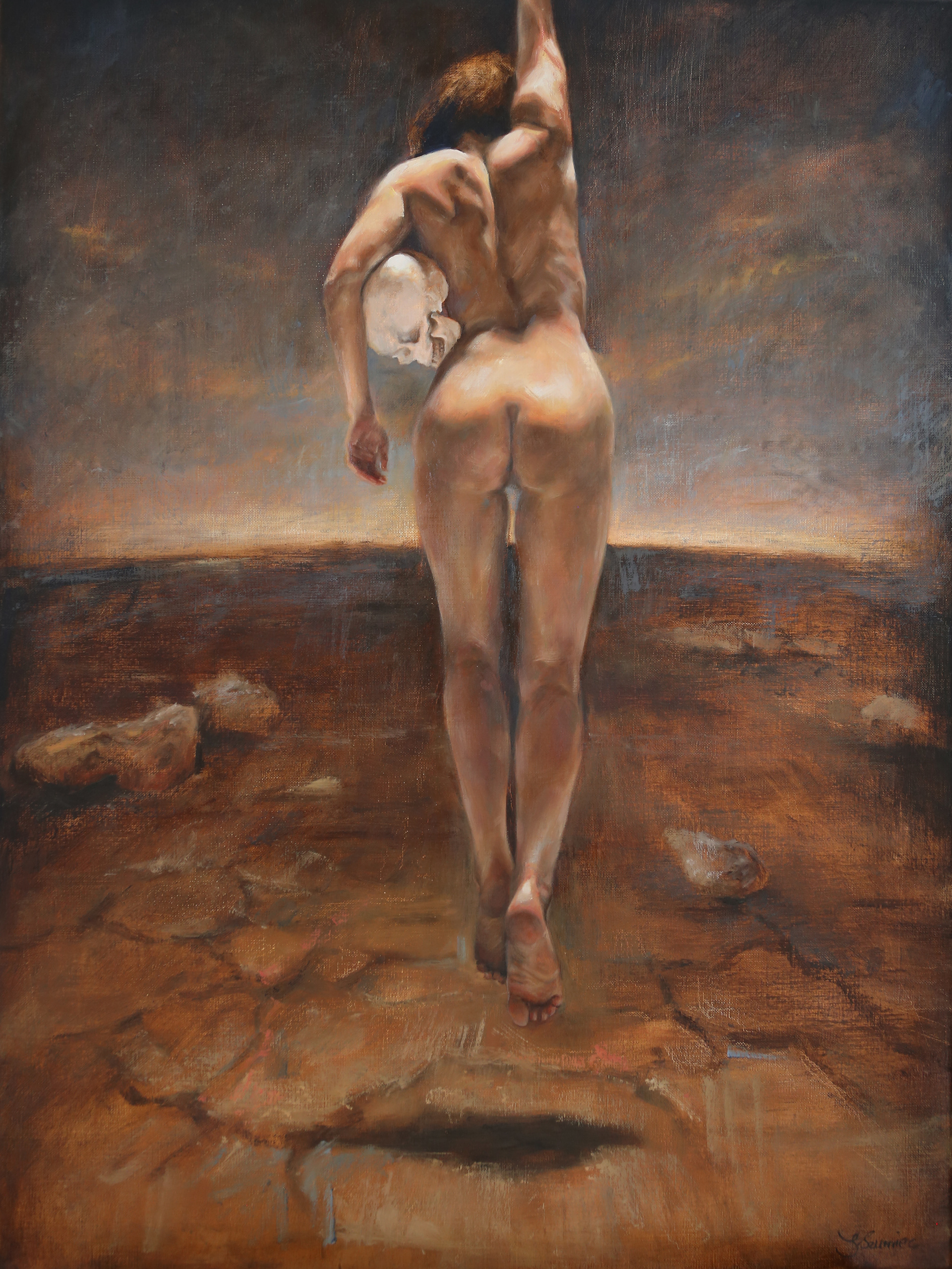 Between - No. 8 out of "36 Insights". 80x60. Oil on linen.