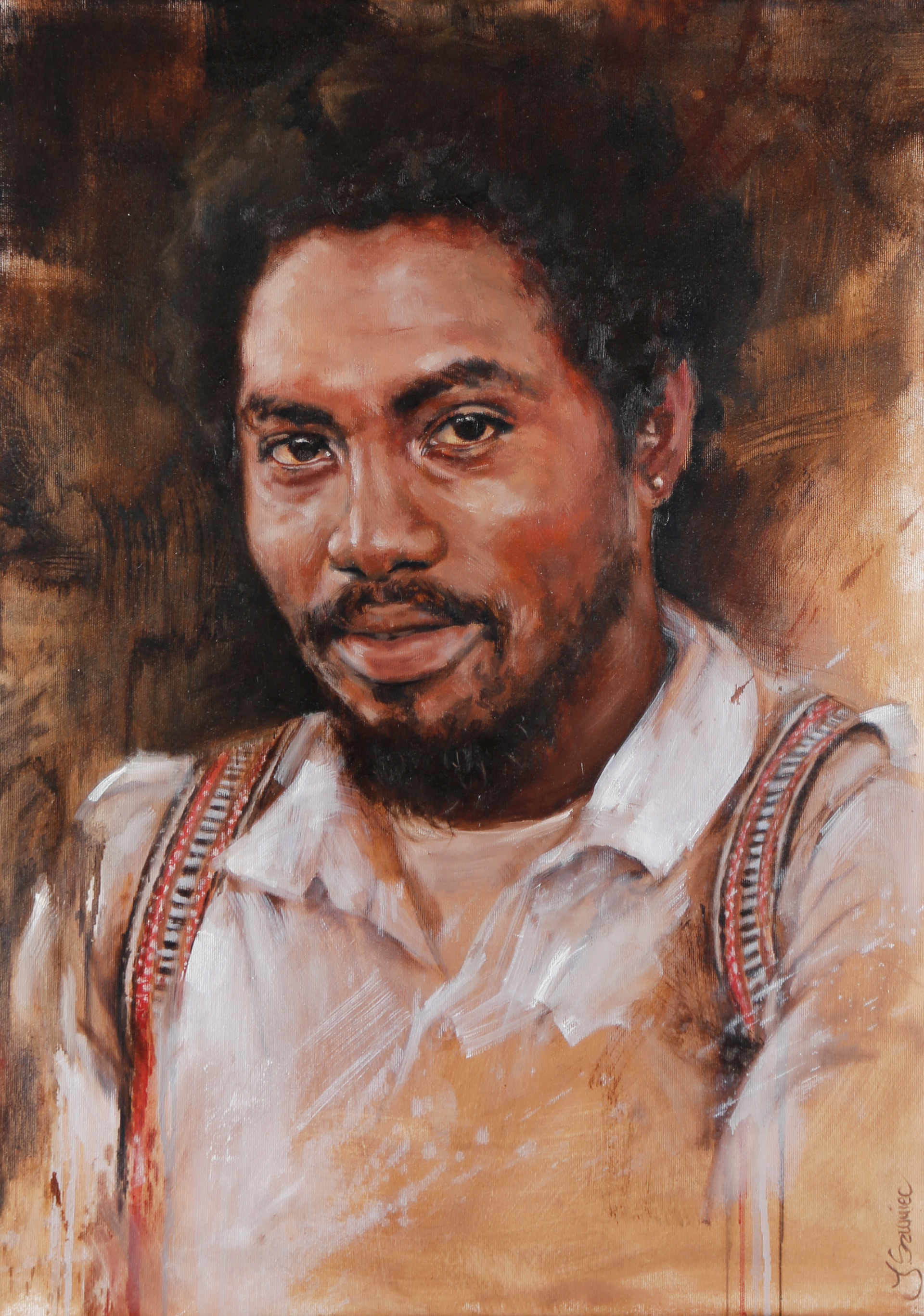 Ready for the journey. 70x50. Oil on canvas.