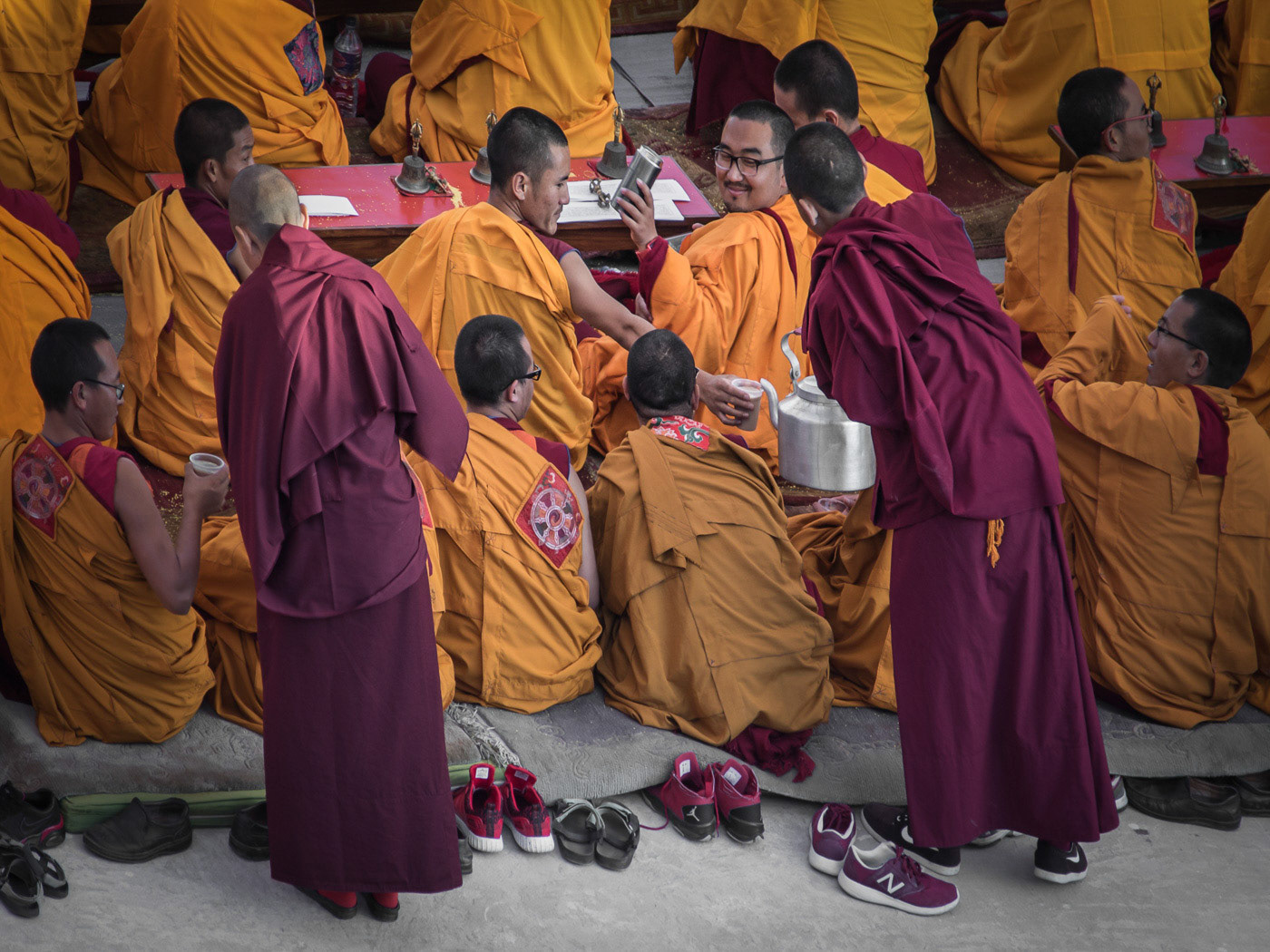 Tea Break at the Stupa