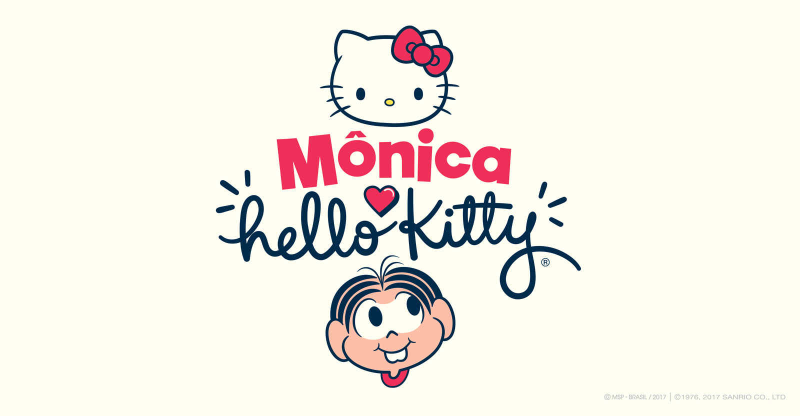 Mônica e Hello Kitty se encontram