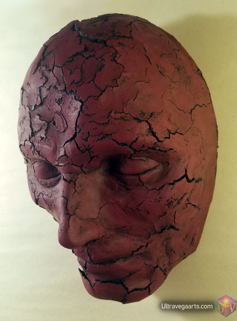 Handcrafted mask sculpture by ULTRAVEGA ARTS