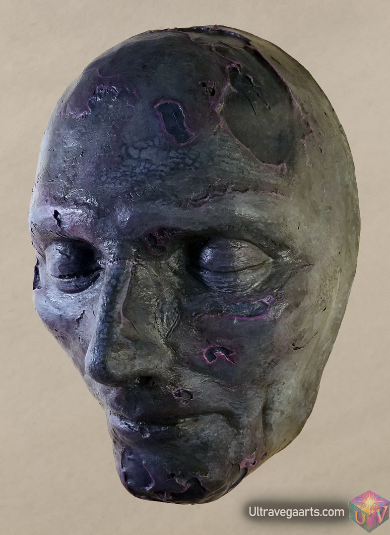 Handcrafted mask sculpture by ULTRAVEGA ARTS