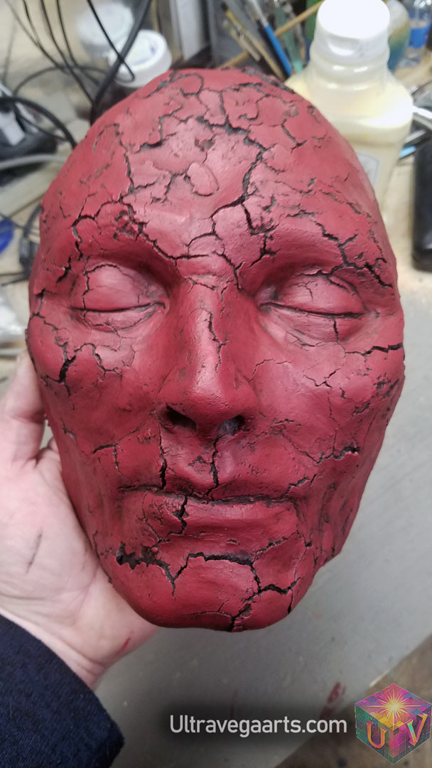 Handcrafted mask sculpture by ULTRAVEGA ARTS