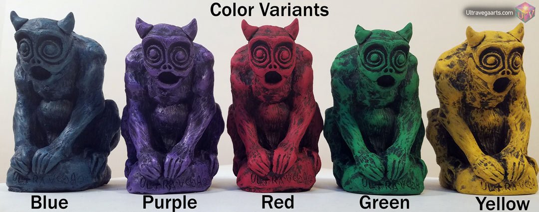 Handcrafted Cement Gargoyle Statue - 4 Inches by ULTRAVEGA